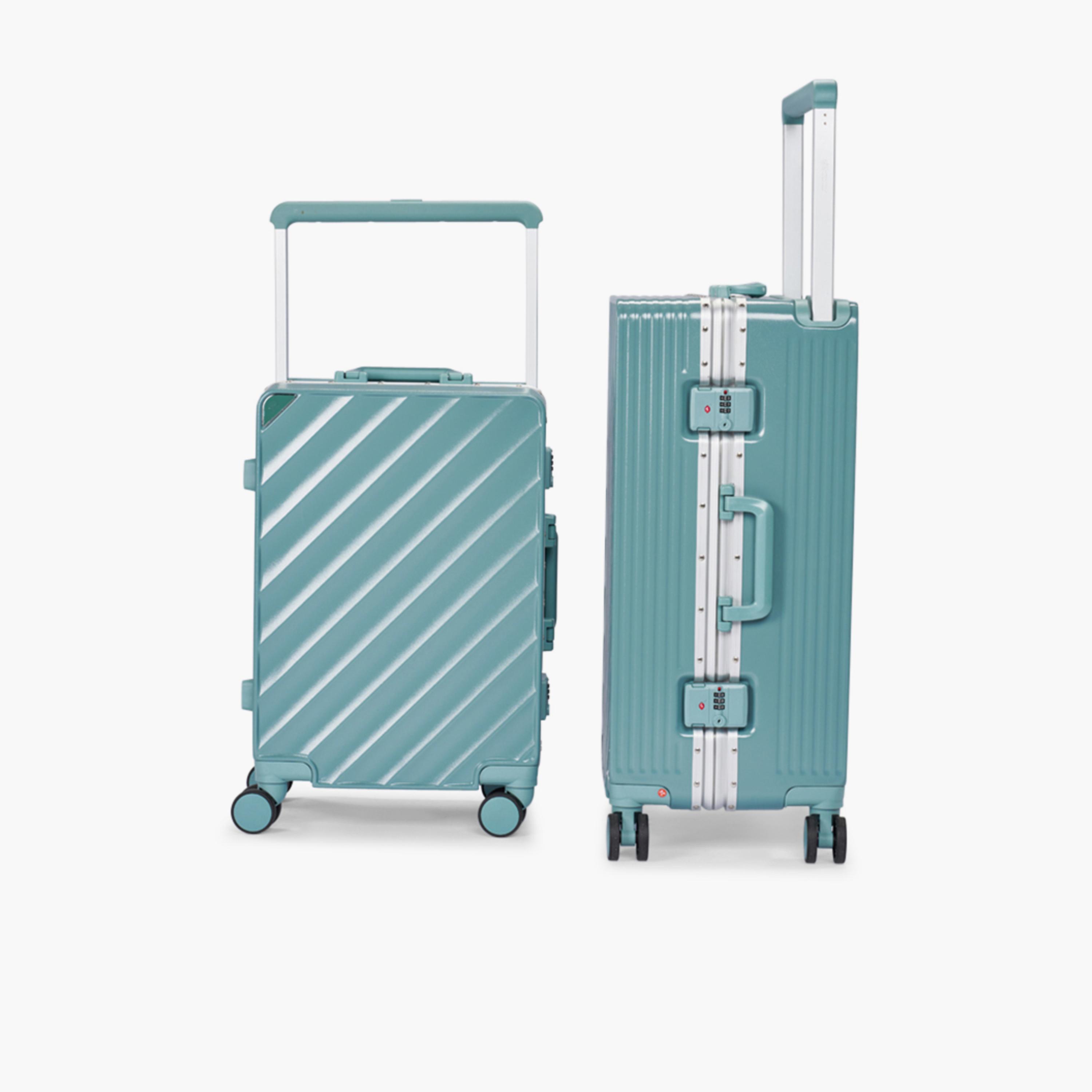 ليمرا - طقم شنطتين سفر بولي كربونات مع ABS جوانب صلبة أربع عجلات دوارة قفل TSA-travel-luggagesandbags-luggage-image-5