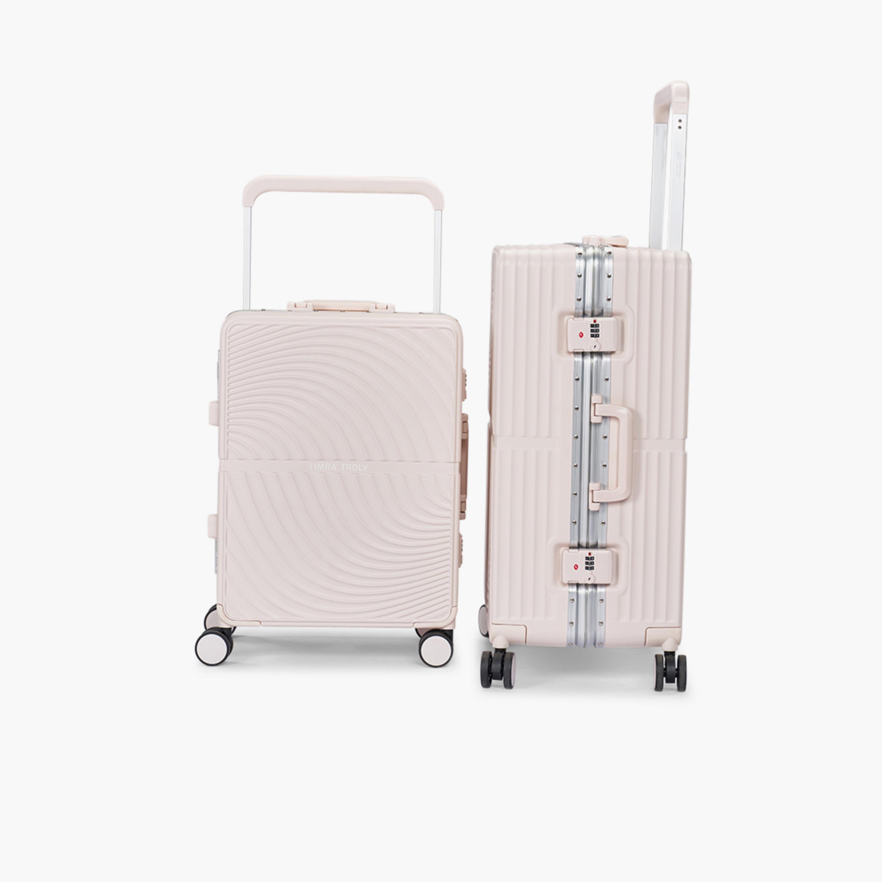 Limra Set of 2 Polycarbonate with ABS Hard-Sided 4-Wheeler Spinner Trolley Bag with TSA Lock-travel-luggagesandbags-luggage-image-5