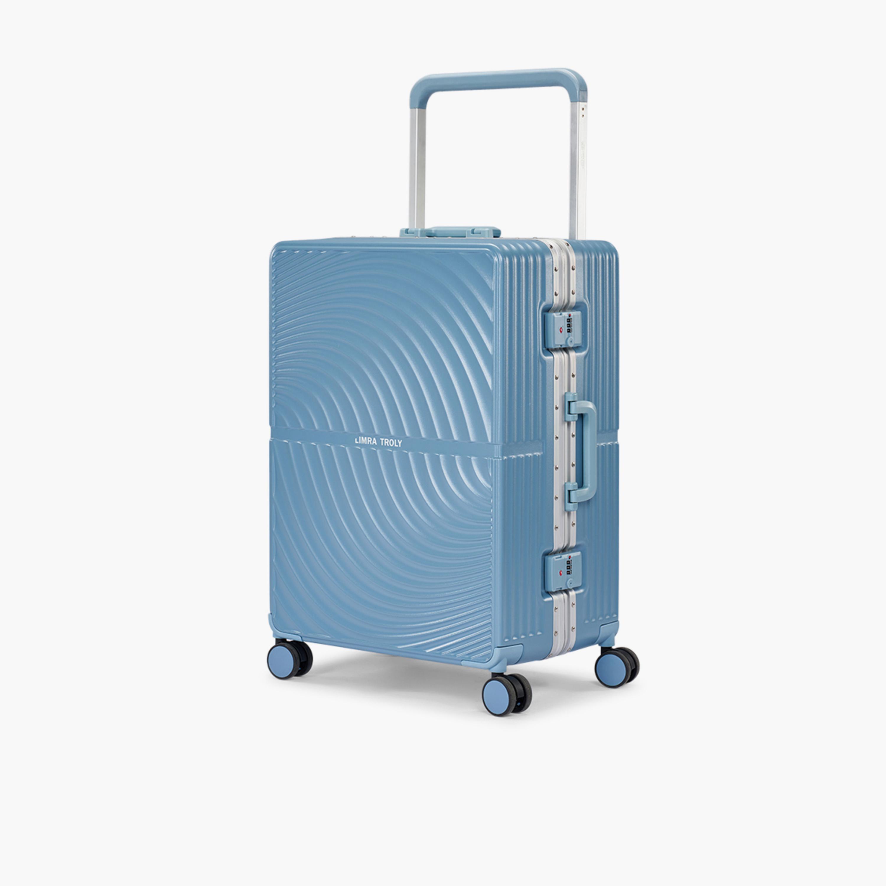 ليمرا - طقم شنطتين سفر بولي كربونات مع ABS جوانب صلبة أربع عجلات دوارة قفل TSA-travel-luggagesandbags-luggage-image-8