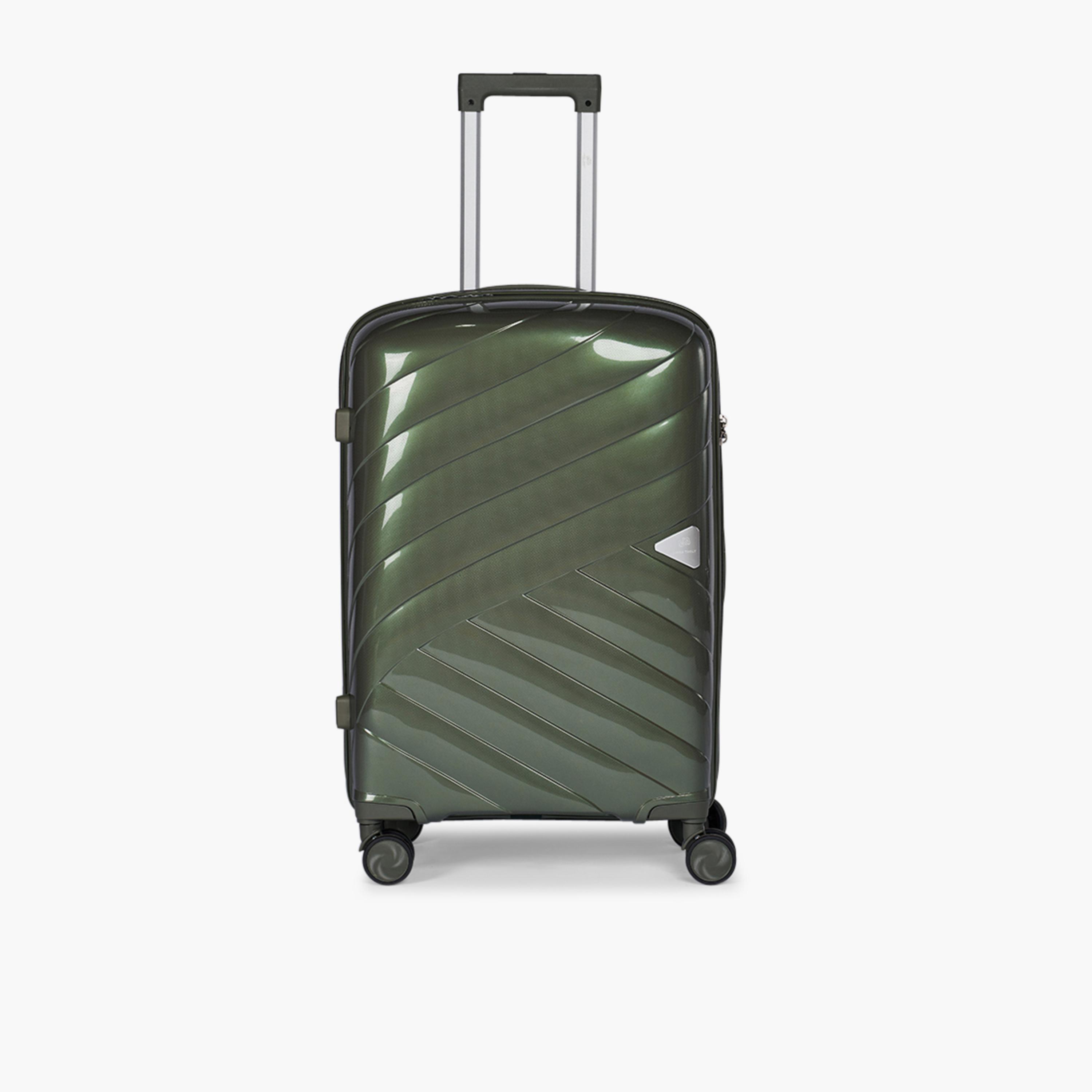 Limra Set of 3 Polypropylene Hard-Sided 4-Wheeler Spinner Trolley Bag with TSA Lock-travel-luggagesandbags-luggage-image-4