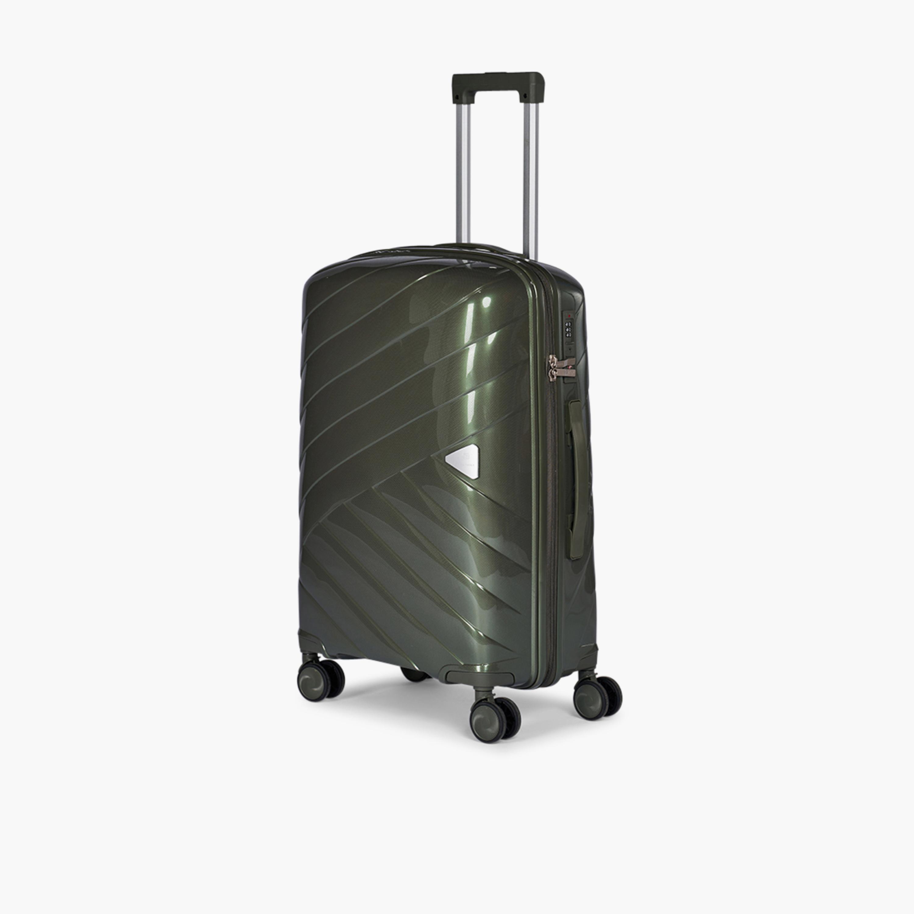 Limra Set of 3 Polypropylene Hard-Sided 4-Wheeler Spinner Trolley Bag with TSA Lock-travel-luggagesandbags-luggage-image-6
