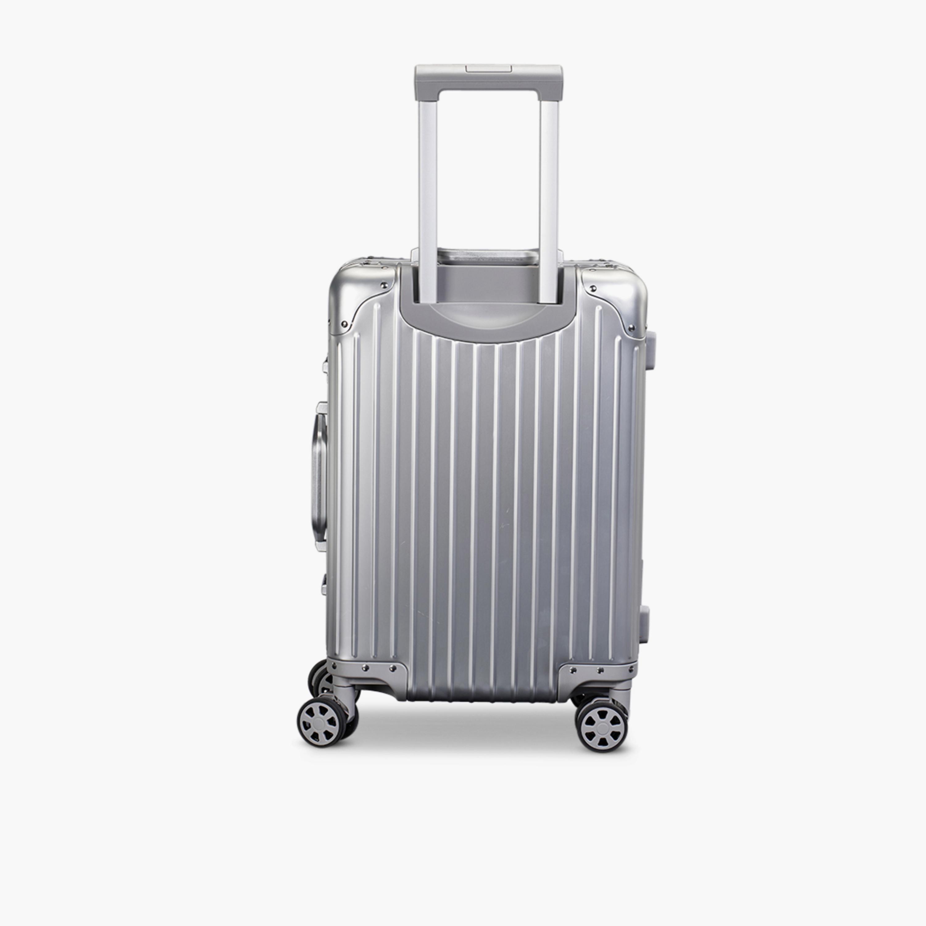 Limra 56 CM Small Cabin Aluminum Hard-Sided 4-Wheeler Spinner Trolley Bag with TSA Lock-travel-luggagesandbags-luggage-image-5