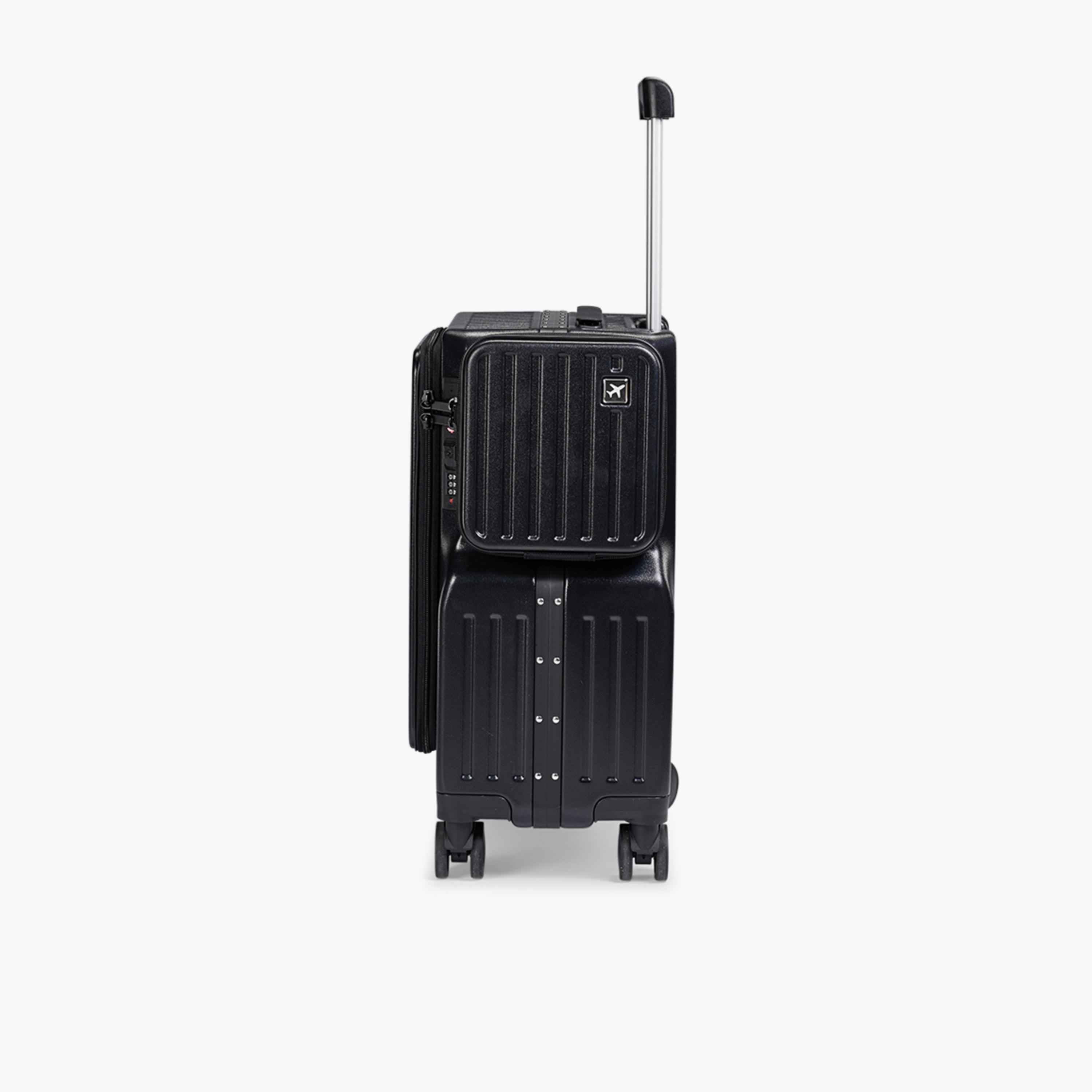 Limra 56 CM Small Cabin Polycarbonate with ABS Hard-Sided 4-Wheeler Spinner Trolley Bag with TSA Lock-travel-luggagesandbags-luggage-image-6