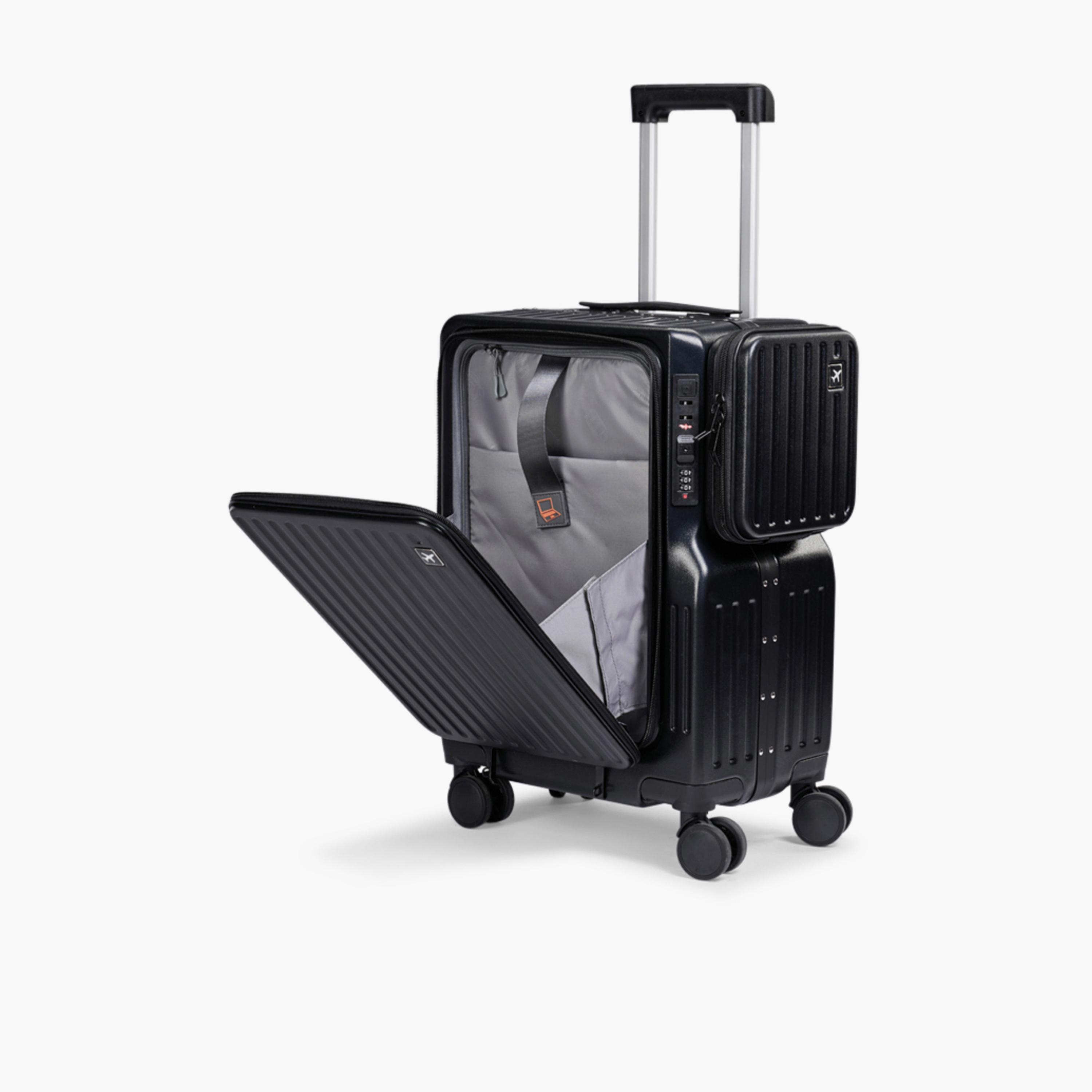 Limra 56 CM Small Cabin Polycarbonate with ABS Hard-Sided 4-Wheeler Spinner Trolley Bag with TSA Lock-travel-luggagesandbags-luggage-image-9