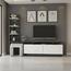 Stylish Home TV Unit with Shelves-furniture-livingroom-tvandmediaunits-image-1