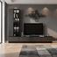 Stylish Home TV Unit with Shelves-furniture-livingroom-tvandmediaunits-image-1