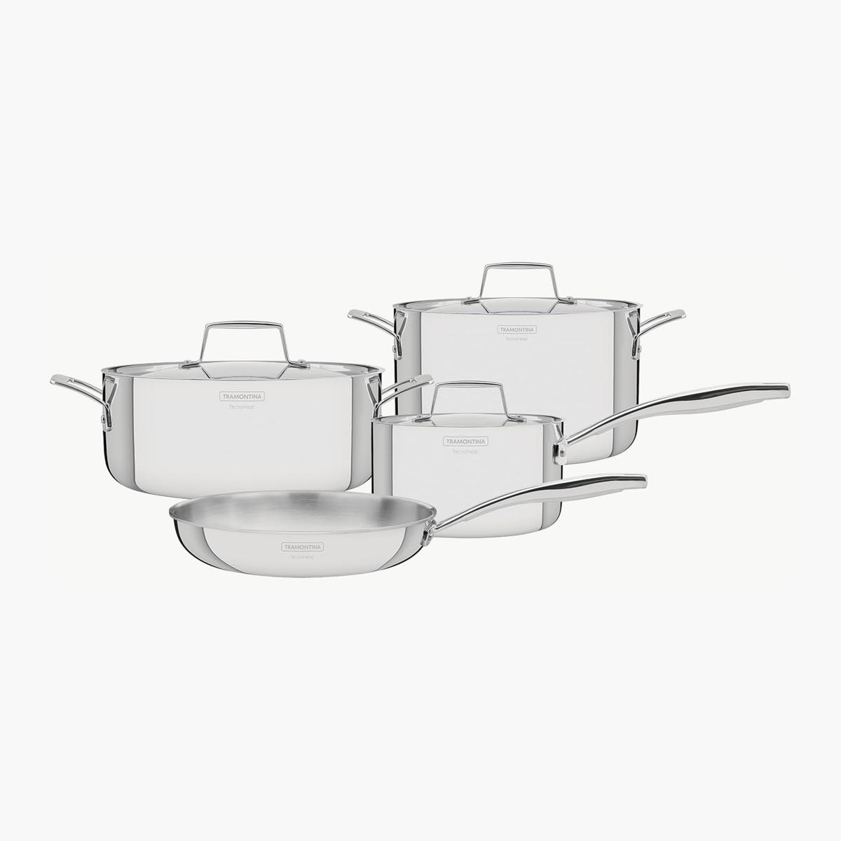 Tramontina Grano 7-Piece Stainless Steel Cookware Set