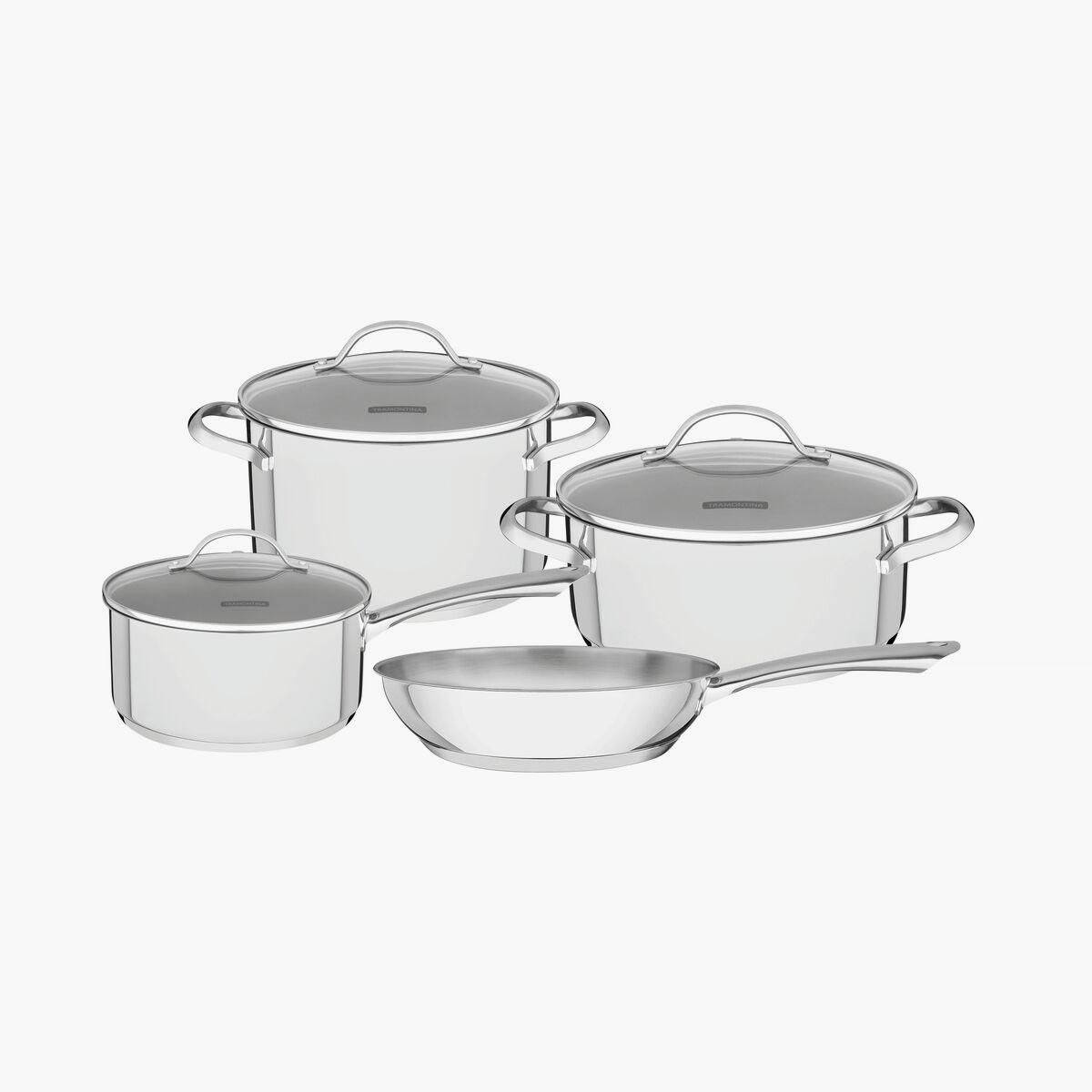 Tramontina Una 7-Piece Stainless Steel Cookware Set