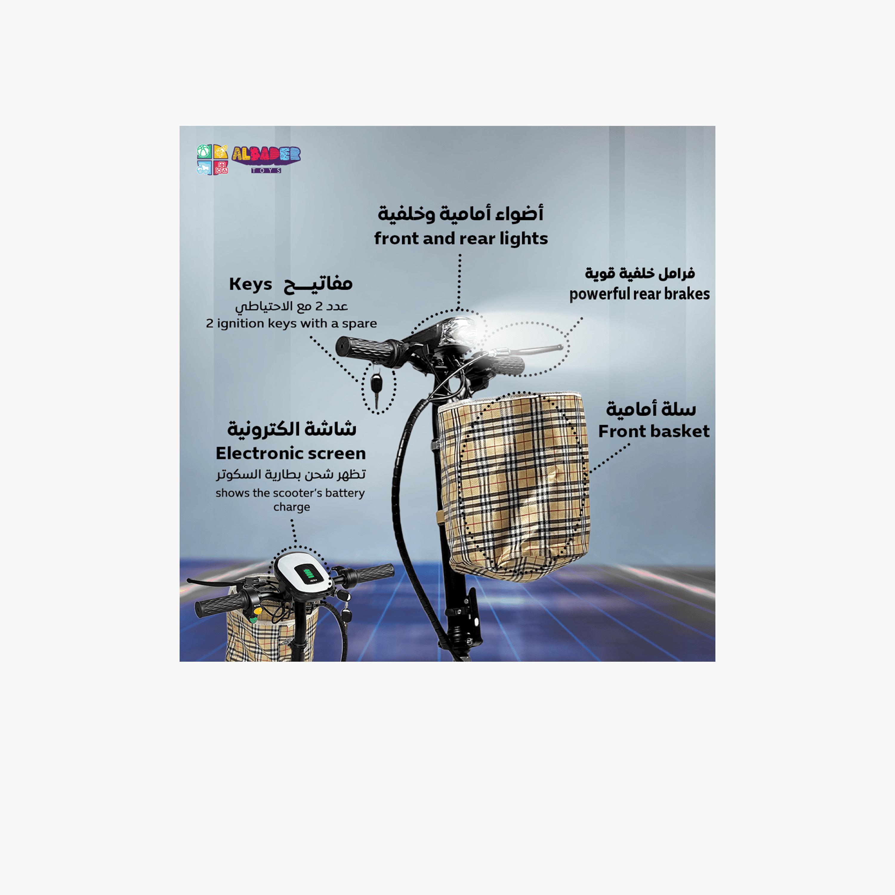 البدر - سكوتر كهربائي للأطفال V10 بسرعة 20 كم/ساعة وقوة 150 واط | B0DPGYMRM5-sports-gear-scooters-image-4
