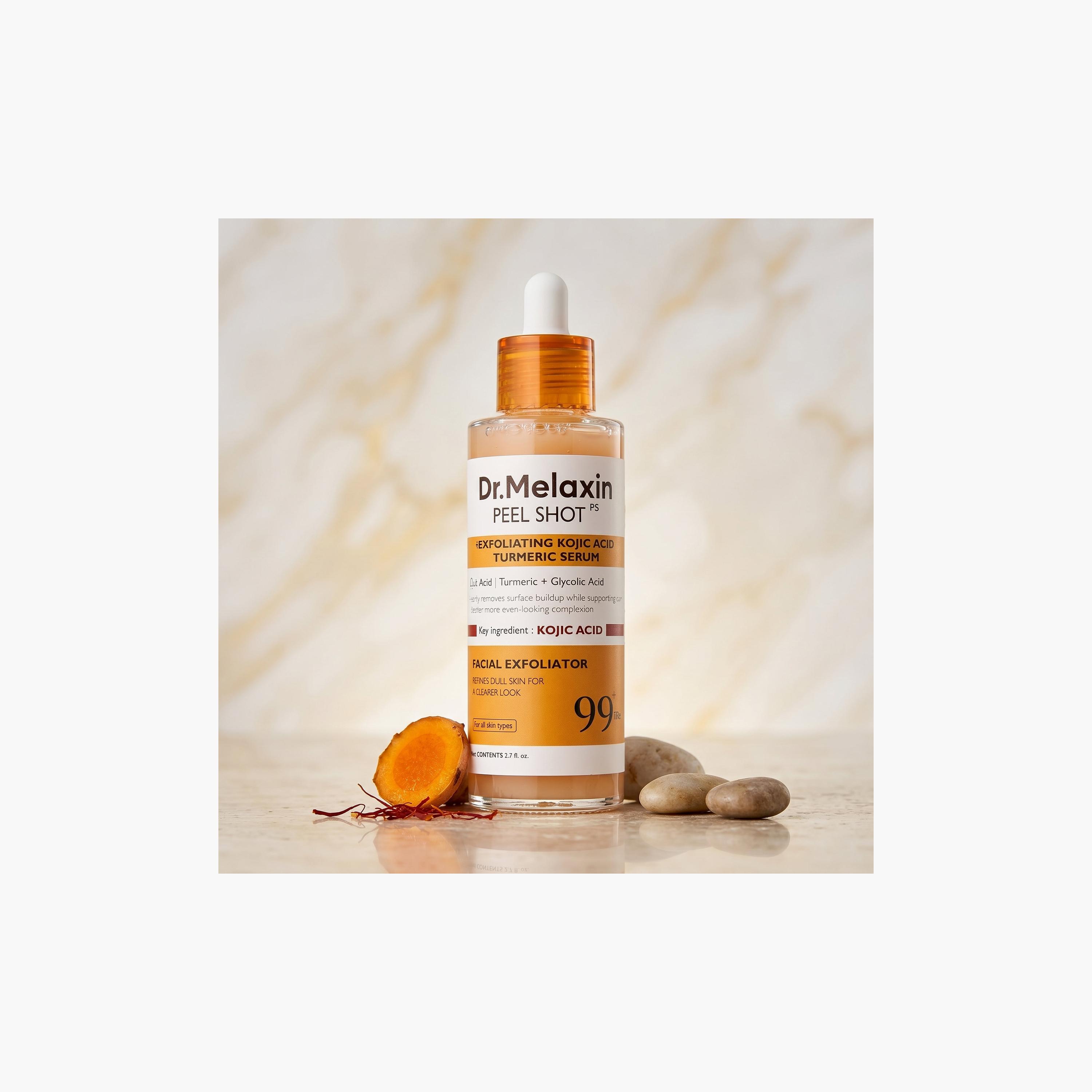 سيروم دكتور ميلاكسين بيل شوت المقشر بحمض الكوجيك والكركم 80 مل-beautyandpersonalcare-kbeauty-skin-moisturisers-facemoisturisers-image-2