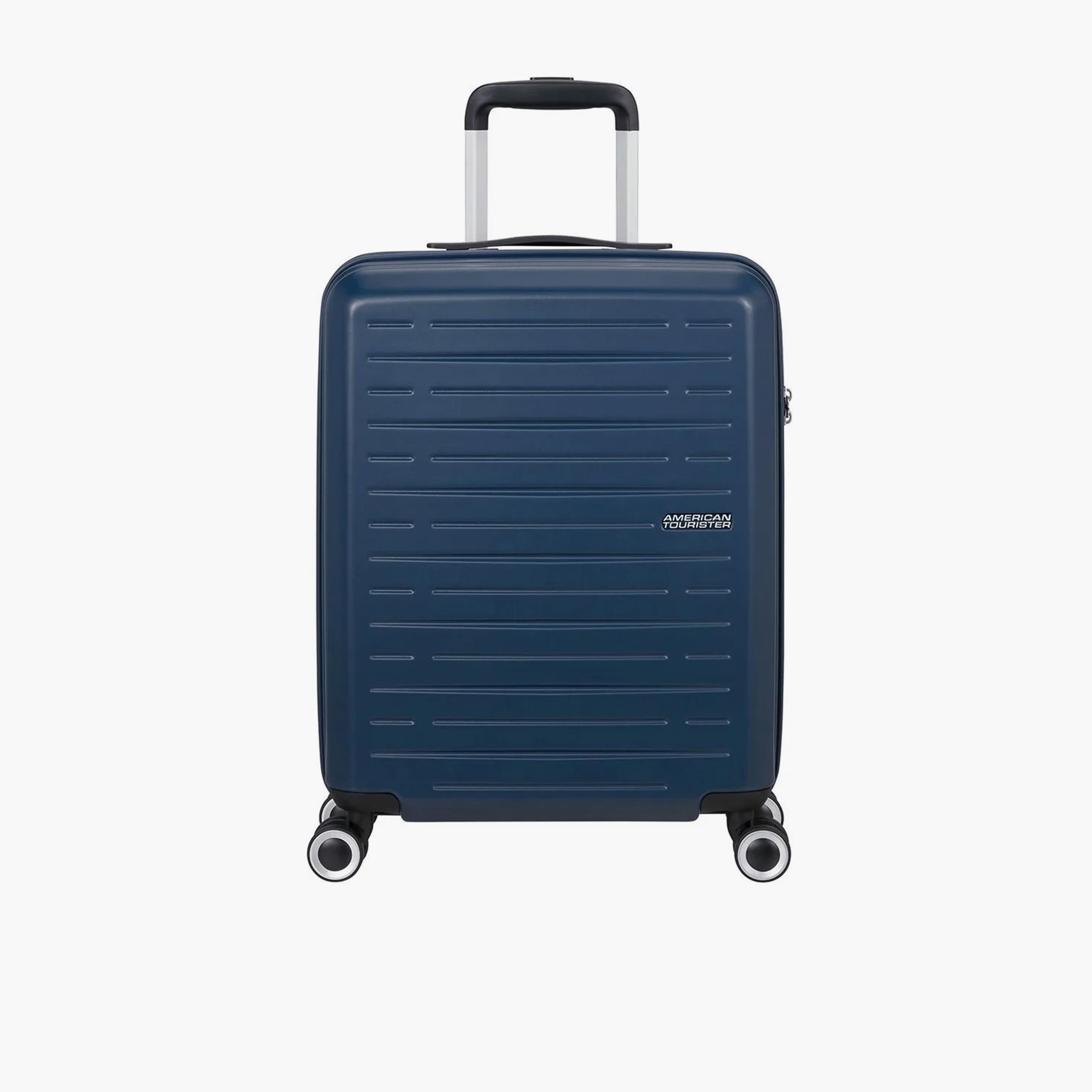American Tourister Aerojoy 55 CM Small Cabin ABS Hard Sided 4-Wheeler Spinner Trolley Bag with TSA Lock-travel-luggagesandbags-luggage-image-1