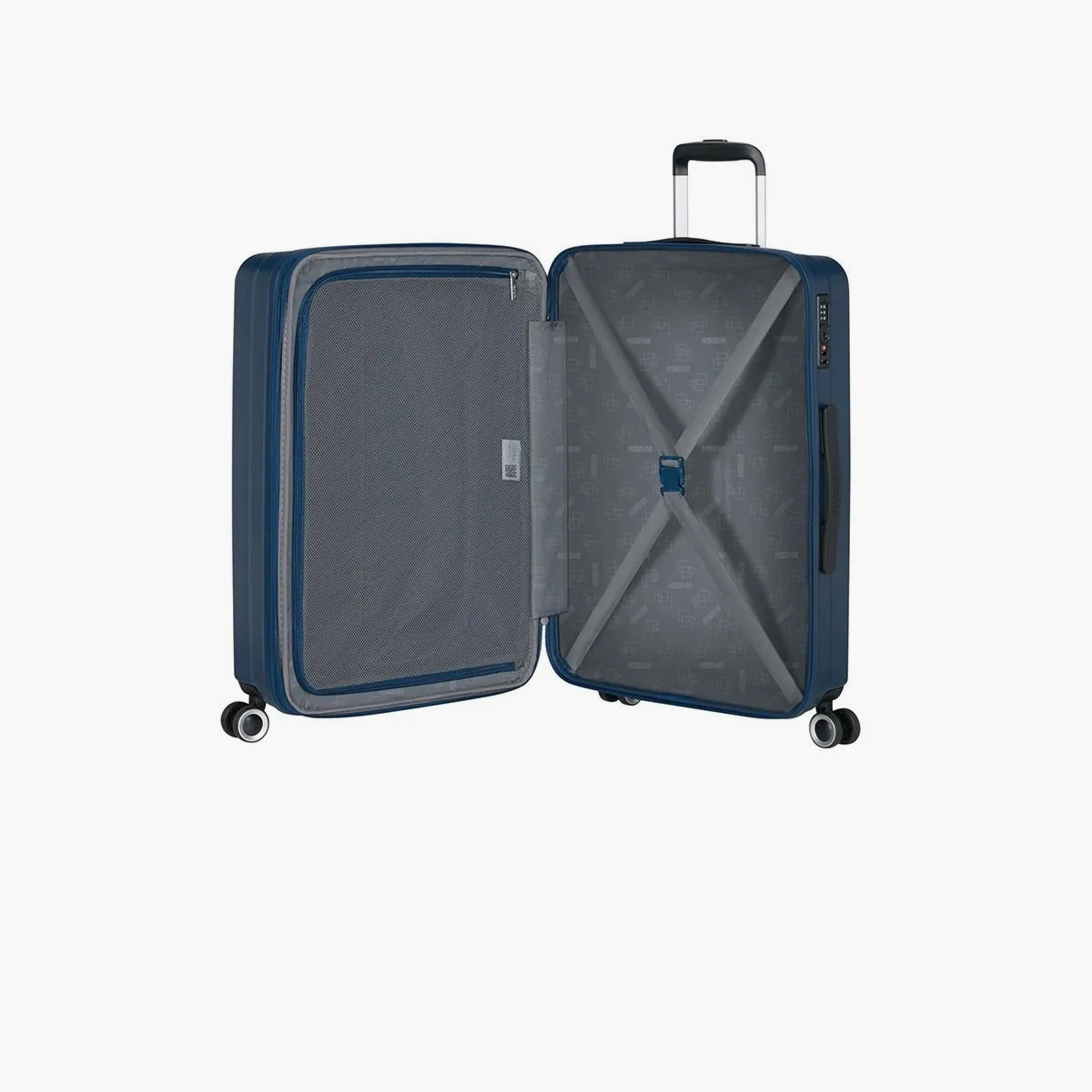 American Tourister Aerojoy 66 CM Medium Check-in ABS Hard Sided 4-Wheeler Spinner Trolley Bag with TSA Lock-travel-luggagesandbags-luggage-image-8