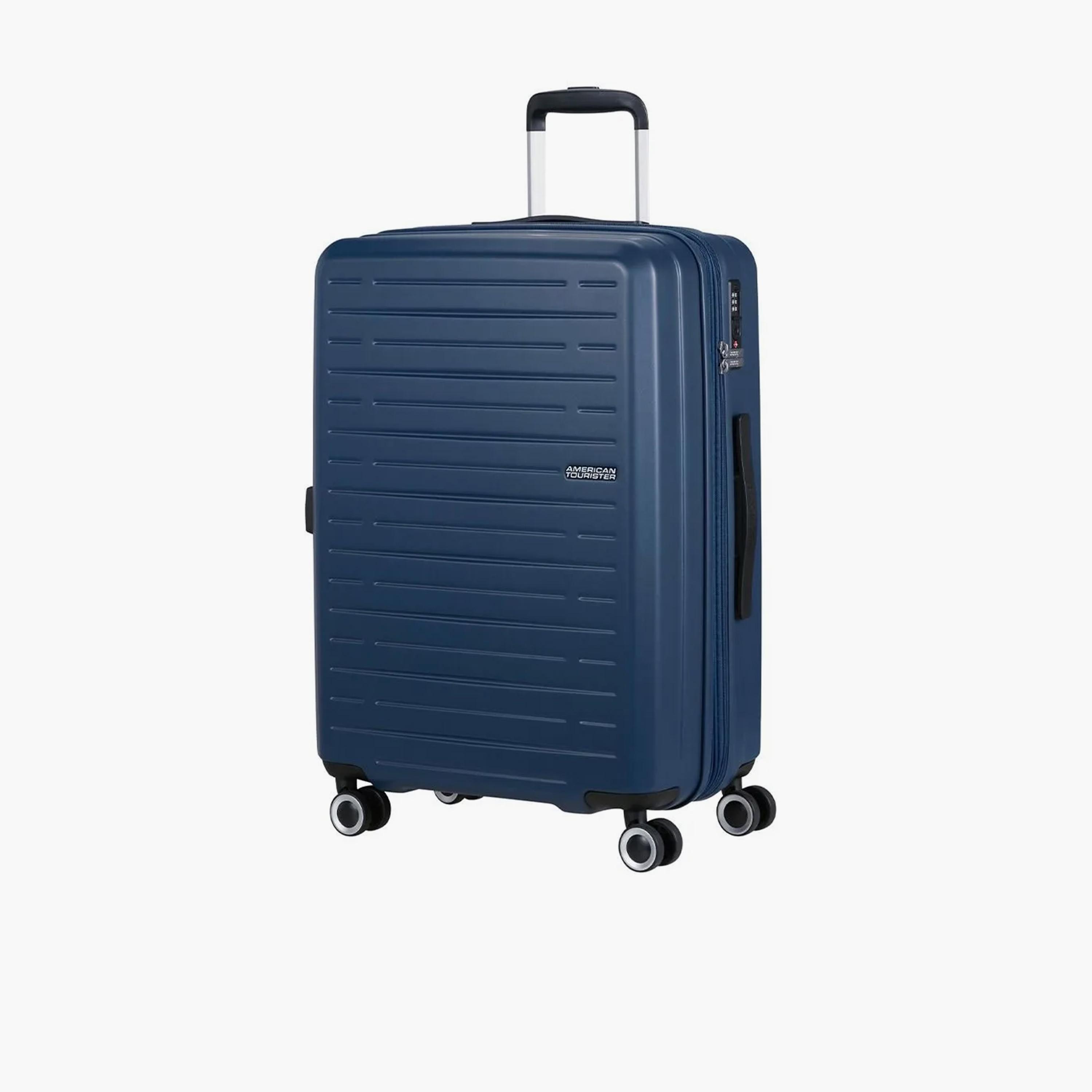 American Tourister Aerojoy 66 CM Medium Check-in ABS Hard Sided 4-Wheeler Spinner Trolley Bag with TSA Lock-travel-luggagesandbags-luggage-image-9