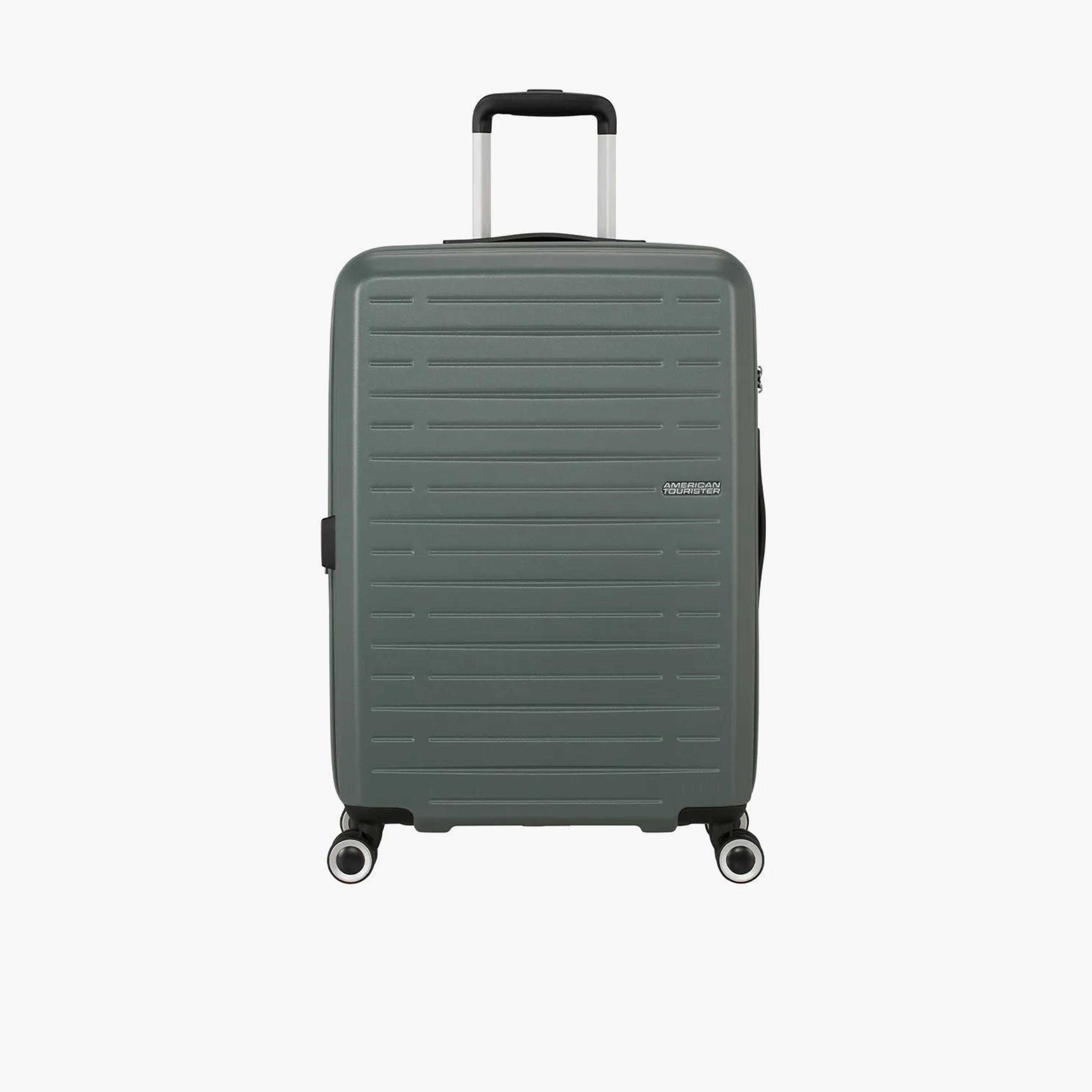 American Tourister Aerojoy 66 CM Medium Check-in ABS Hard Sided 4-Wheeler Spinner Trolley Bag with TSA Lock-travel-luggagesandbags-luggage-image-1
