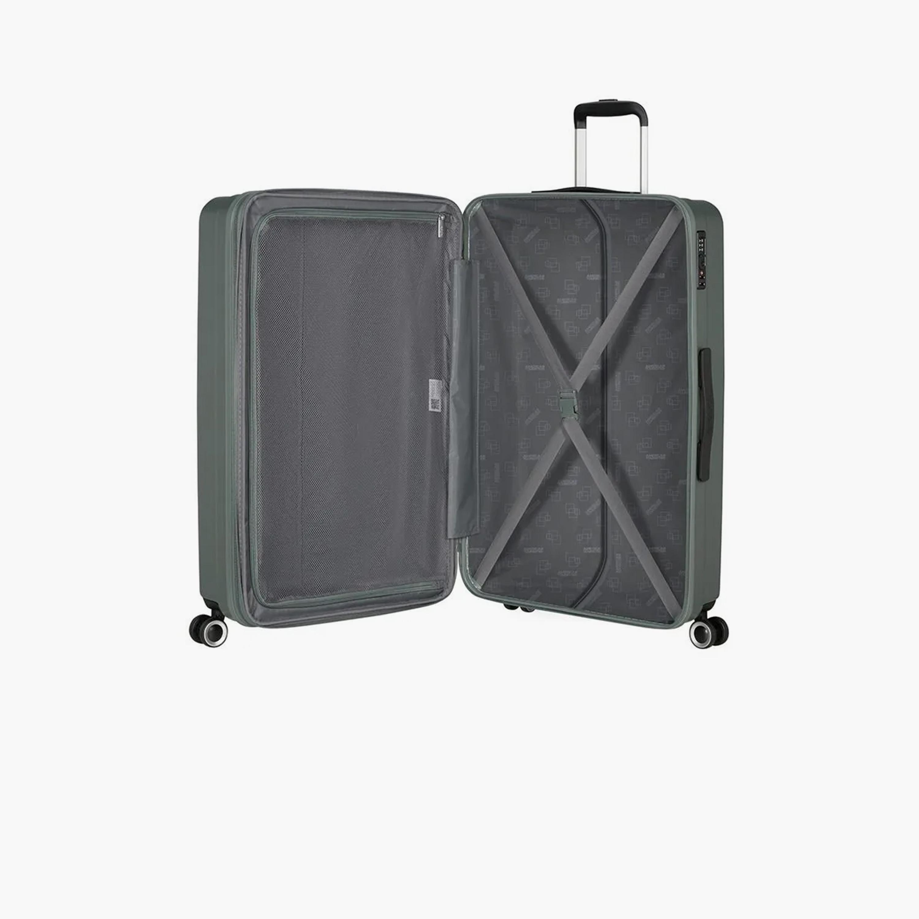 American Tourister Aerojoy 80 CM Large Check-in ABS Hard Sided 4-Wheeler Spinner Trolley Bag with TSA Lock-travel-luggagesandbags-luggage-image-8