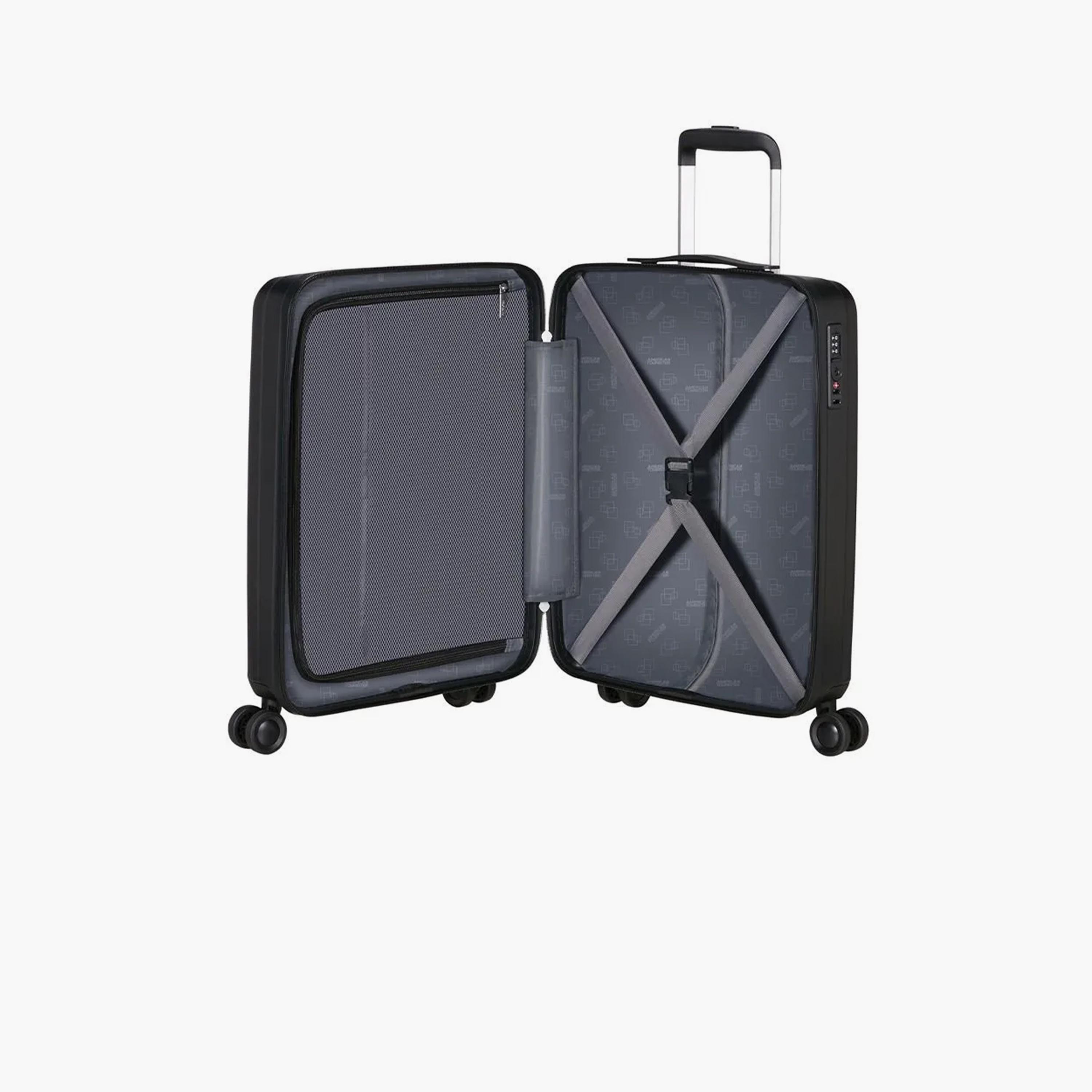 American Tourister Aerojoy 55 CM Small Cabin ABS Hard Sided 4-Wheeler Spinner Trolley Bag with TSA Lock-travel-luggagesandbags-luggage-image-8