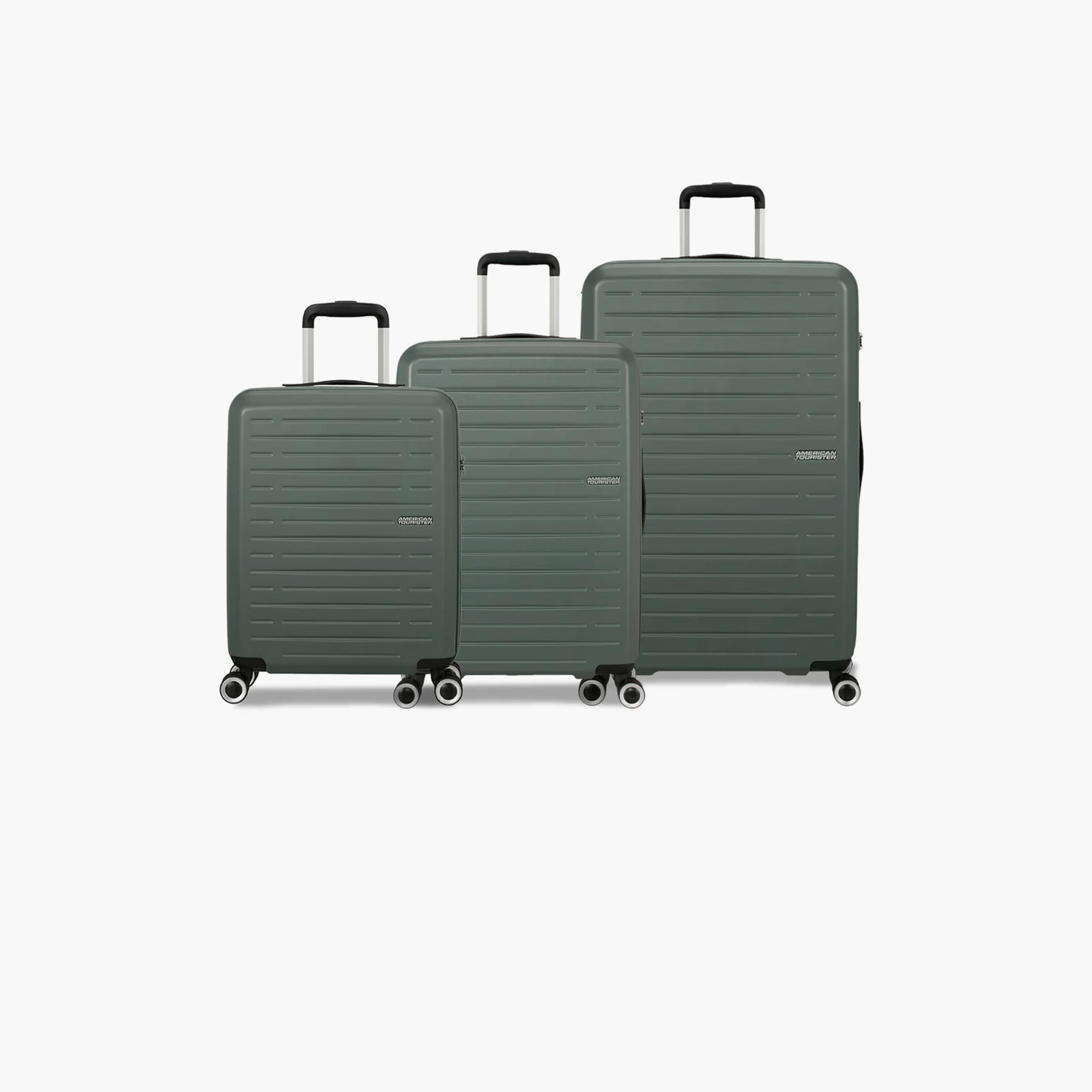 American Tourister Aerojoy Set of 3 ABS Hard Sided 4-Wheeler Spinner Trolley Bags with TSA Lock-travel-luggagesandbags-luggage-image-1