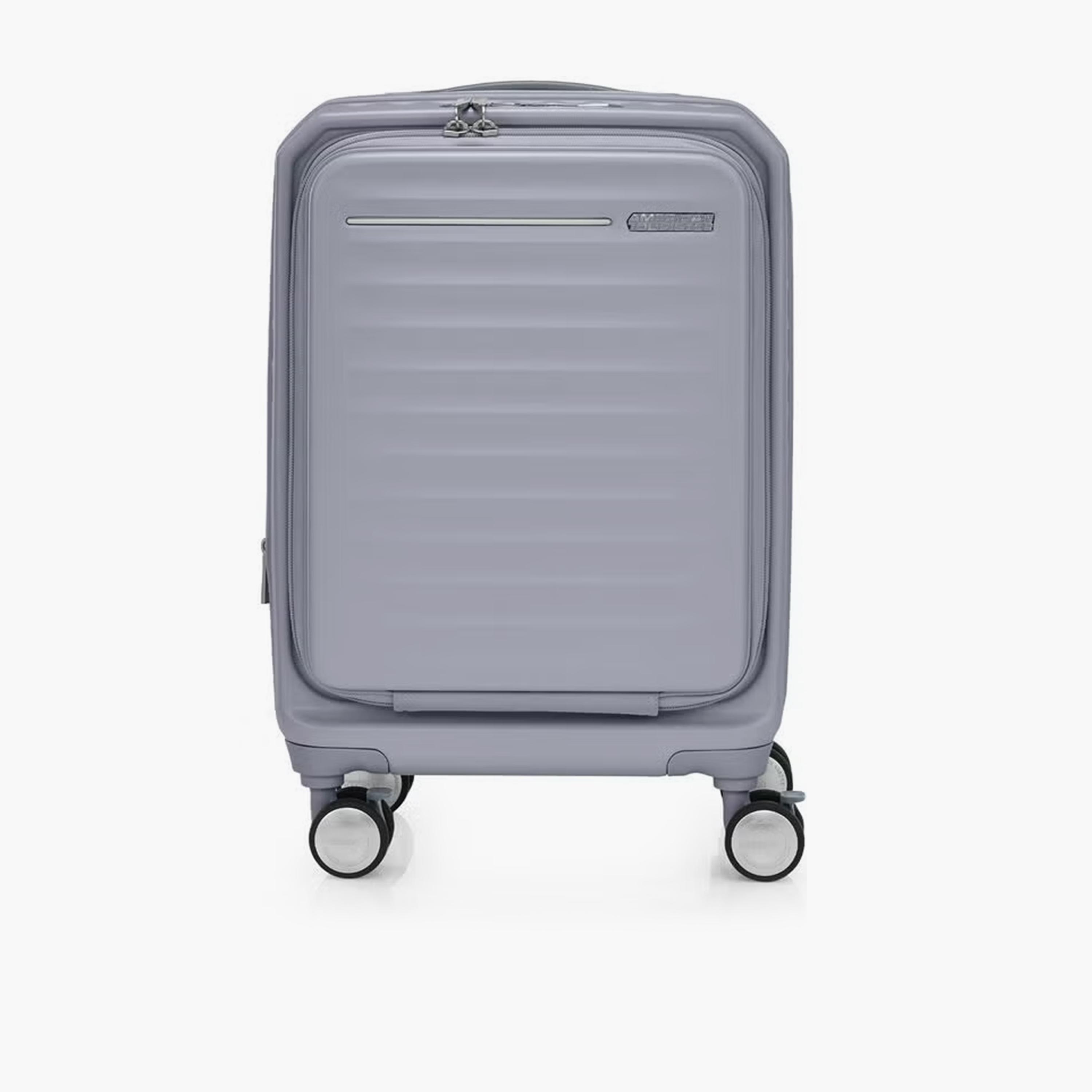 American Tourister Frontec 54 CM Small Cabin Polypropylene Hard Sided 4-Wheeler Spinner Trolley Bag with TSA Lock-travel-luggagesandbags-luggage-image-1