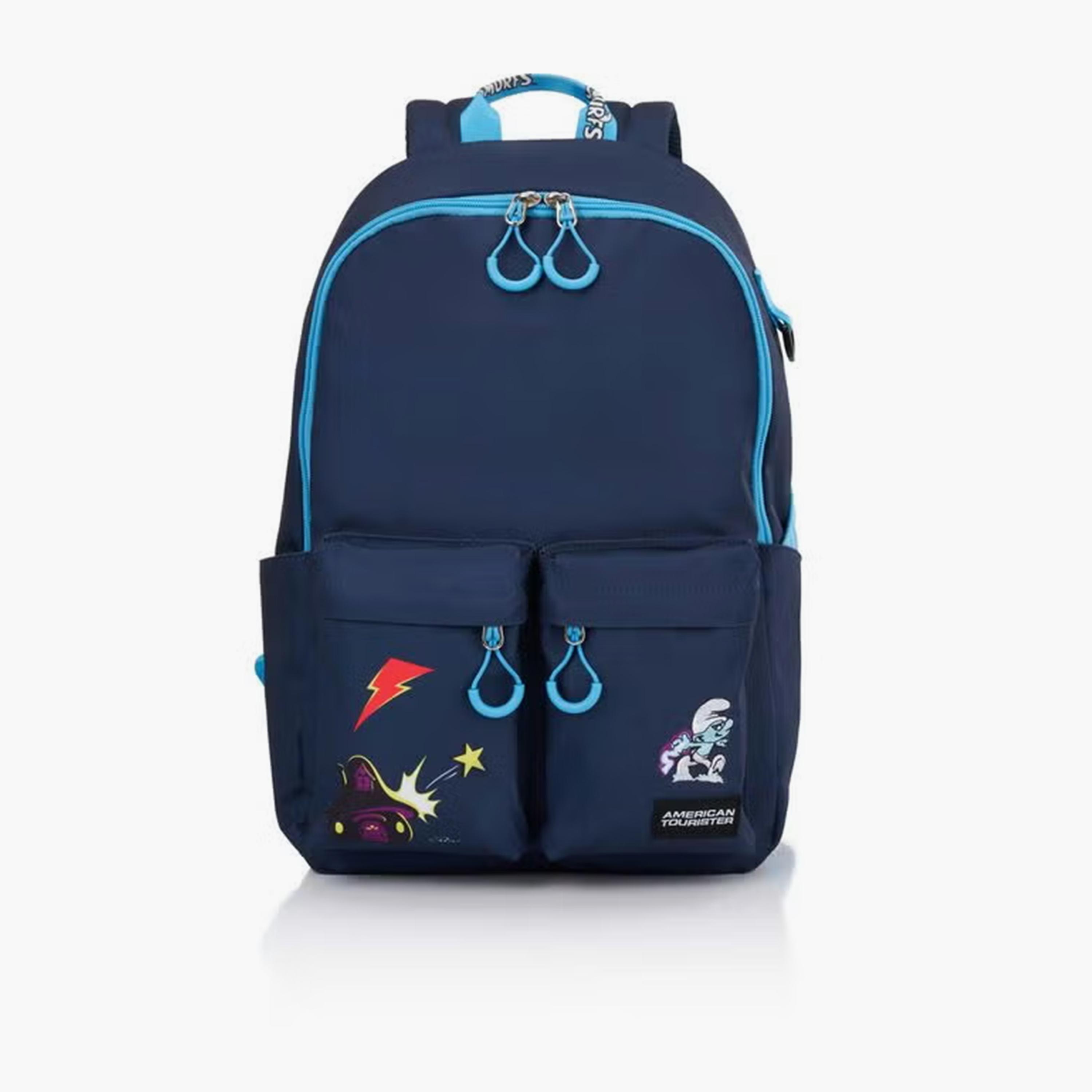 American Tourister 23 L | 18 Inches Backpack, Polyester, Adjustable Strap | UF571003-school-bagsandbackpacks-backpacks-image-1