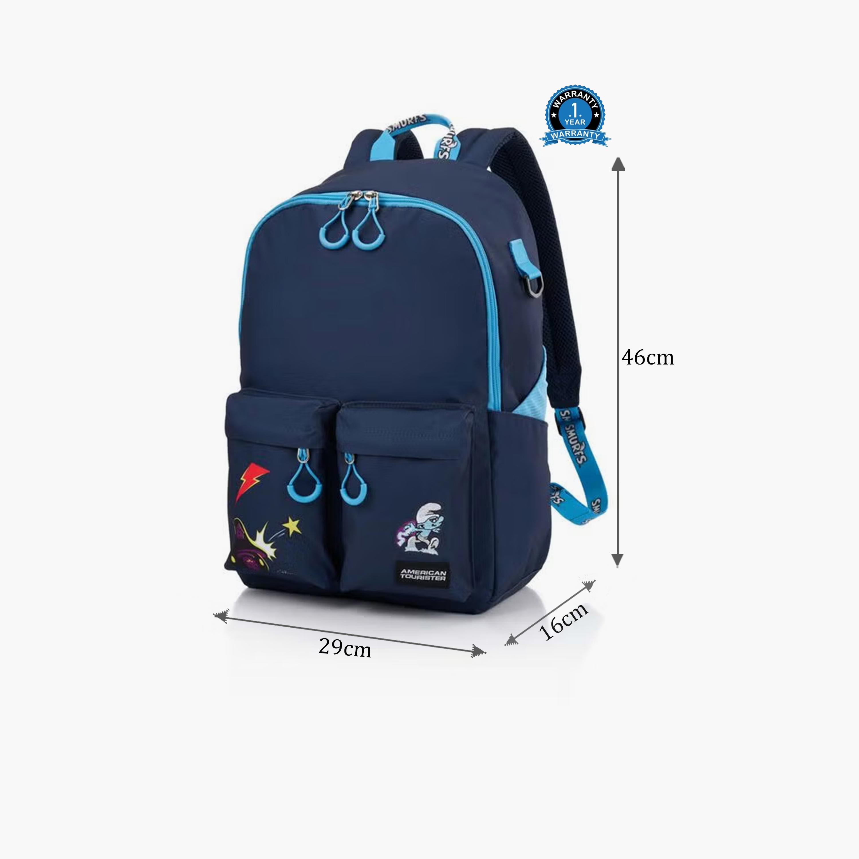 أميريكان توريستر - شنطة ظهر بوليستر 23 لتر | 18 إنش حزام قابل للتعديل | UF571003-school-bagsandbackpacks-backpacks-image-2