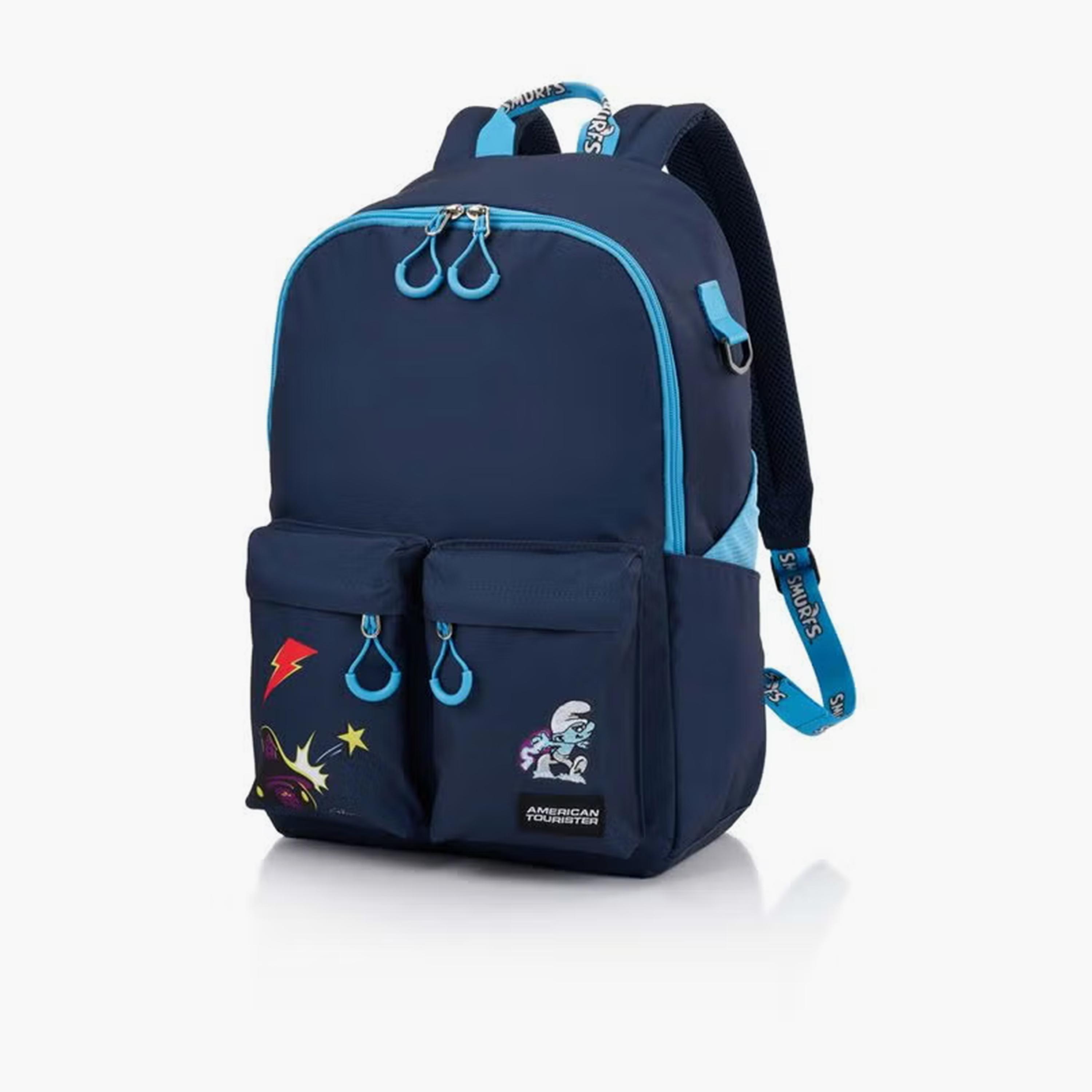 American Tourister 23 L | 18 Inches Backpack, Polyester, Adjustable Strap | UF571003-school-bagsandbackpacks-backpacks-image-4