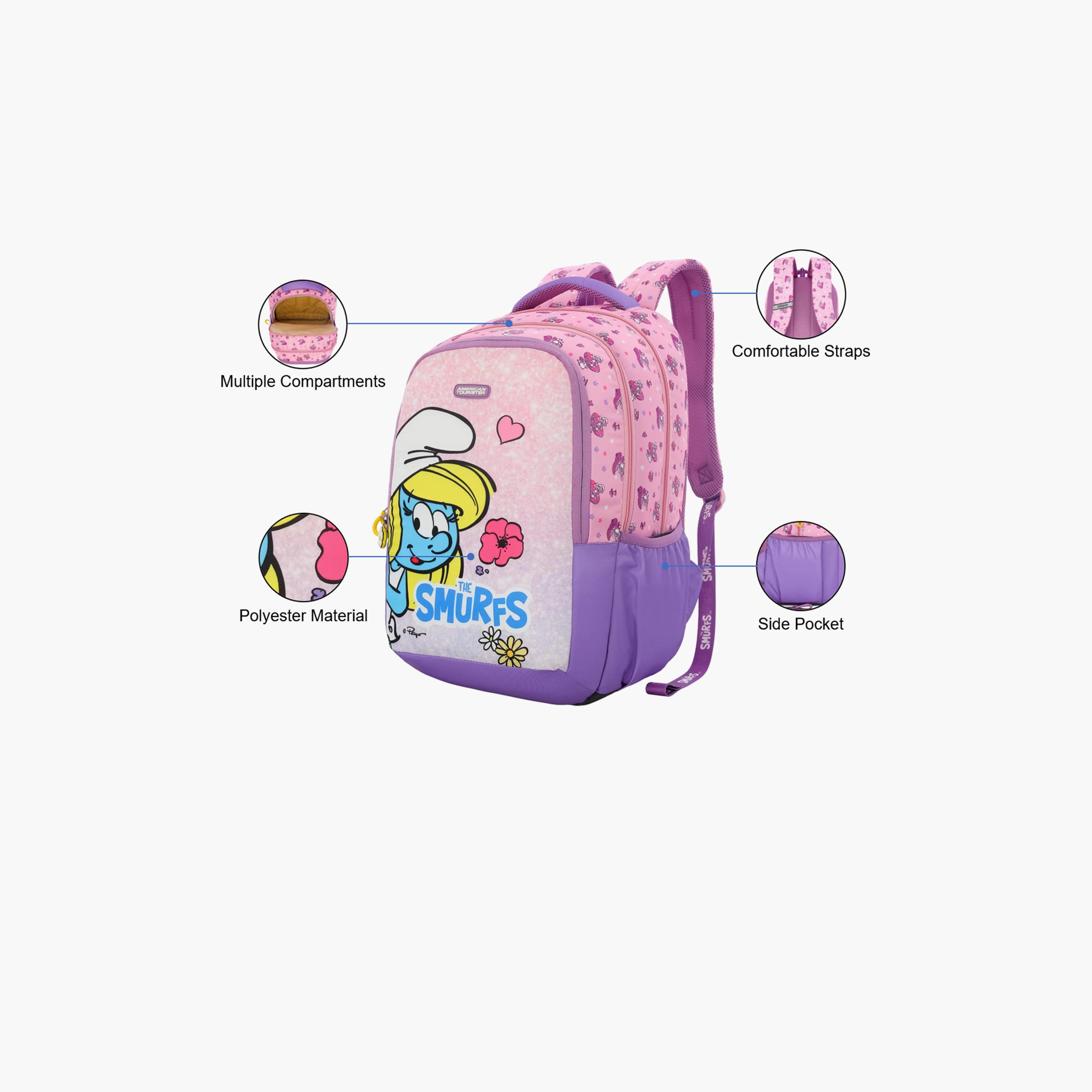 American Tourister 23 L | 18 Inches Backpack, Polyester, Adjustable Strap | UF551010-school-bagsandbackpacks-backpacks-image-3