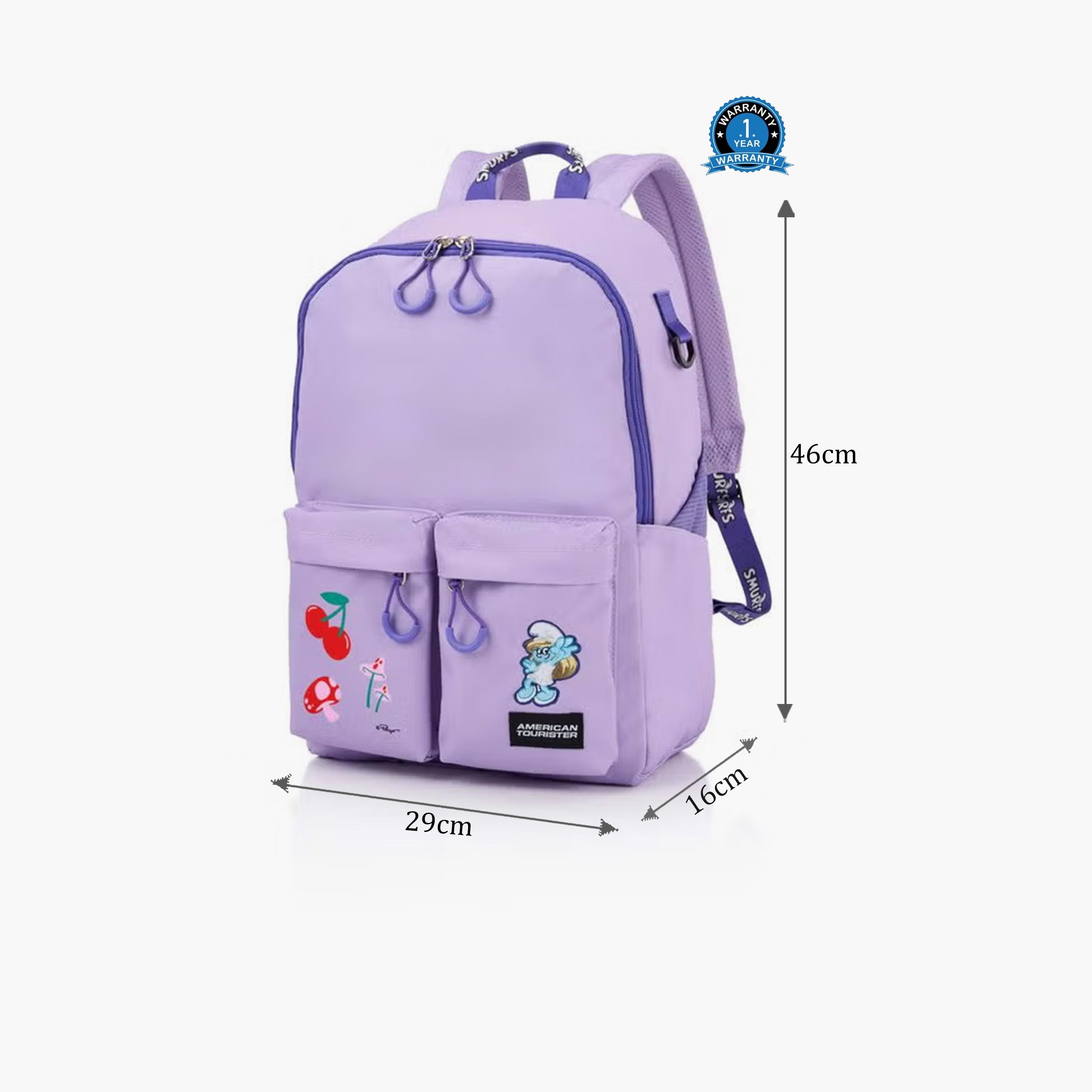 American Tourister 23 L | 18 Inches Backpack, Polyester, Adjustable Strap | UF591003-school-bagsandbackpacks-backpacks-image-2