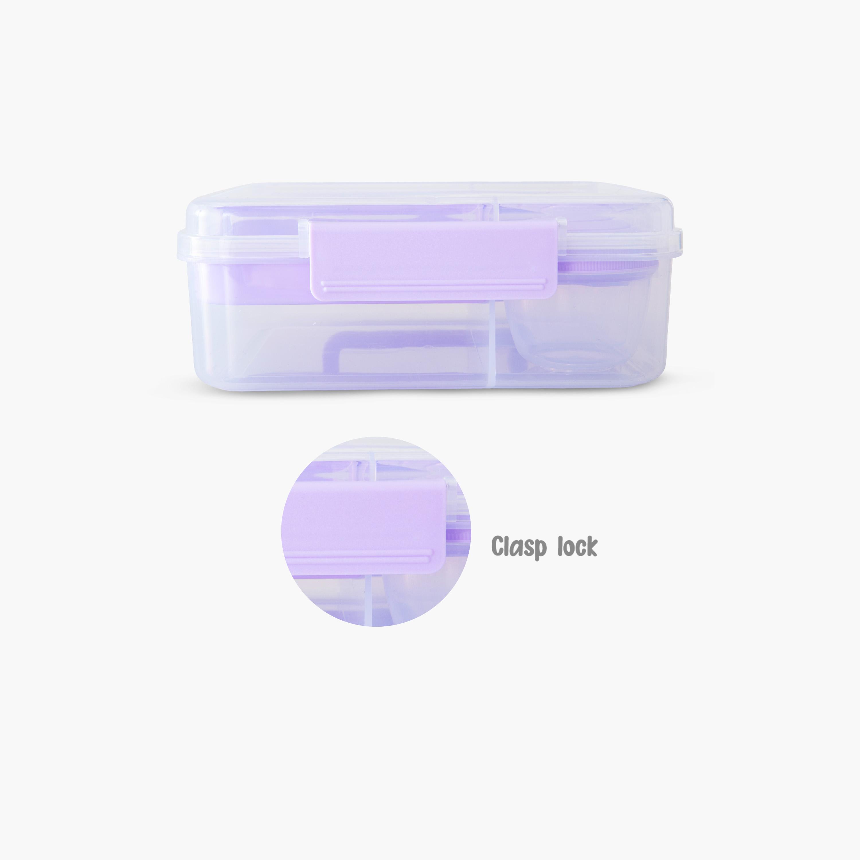 صندوق غداء بينتو 5 أقسام قابل للتحويل مع وعاء للصلصة من إيزي كيدز-school-lunchessentials-lunchboxes-image-10