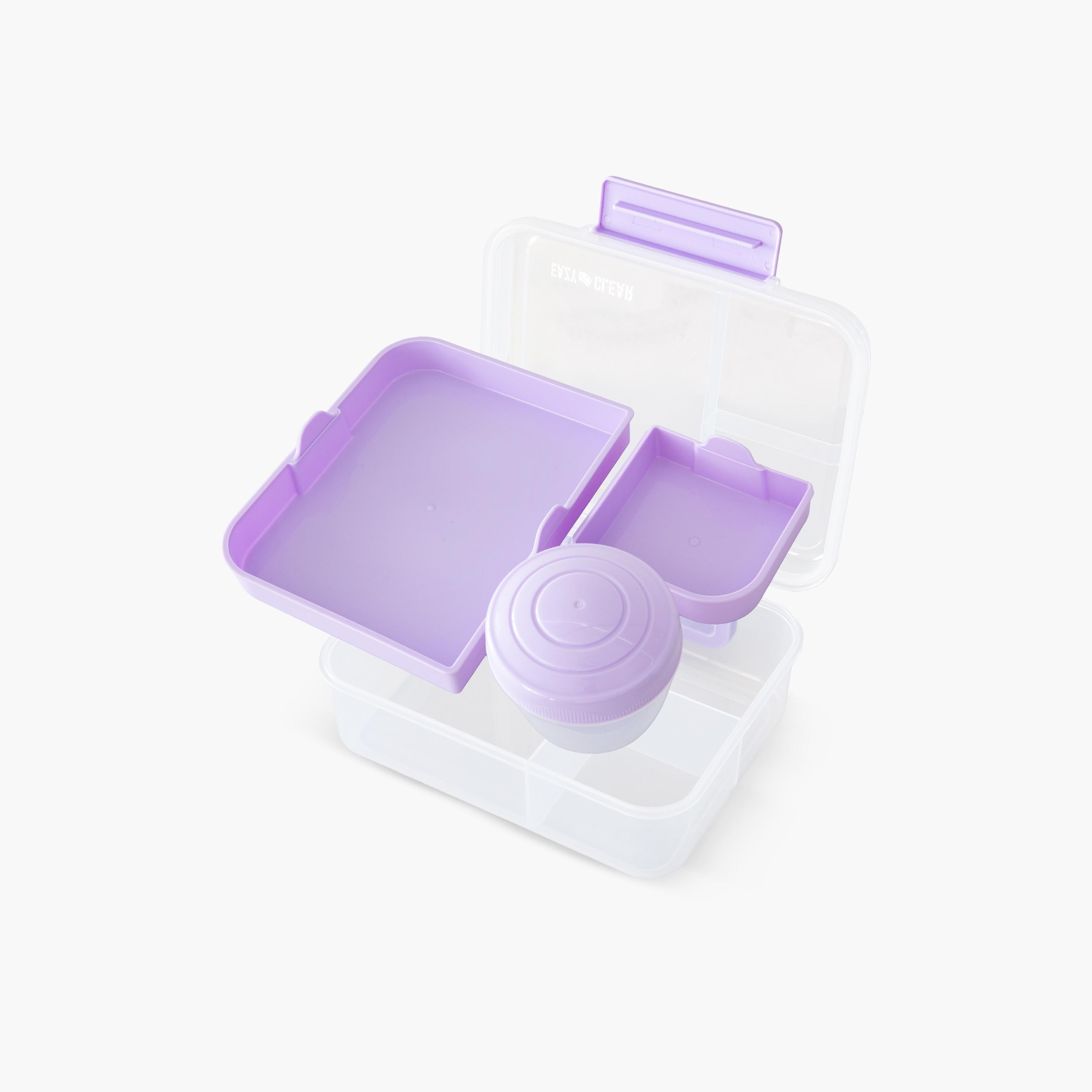 صندوق غداء بينتو 5 أقسام قابل للتحويل مع وعاء للصلصة من إيزي كيدز-school-lunchessentials-lunchboxes-image-4
