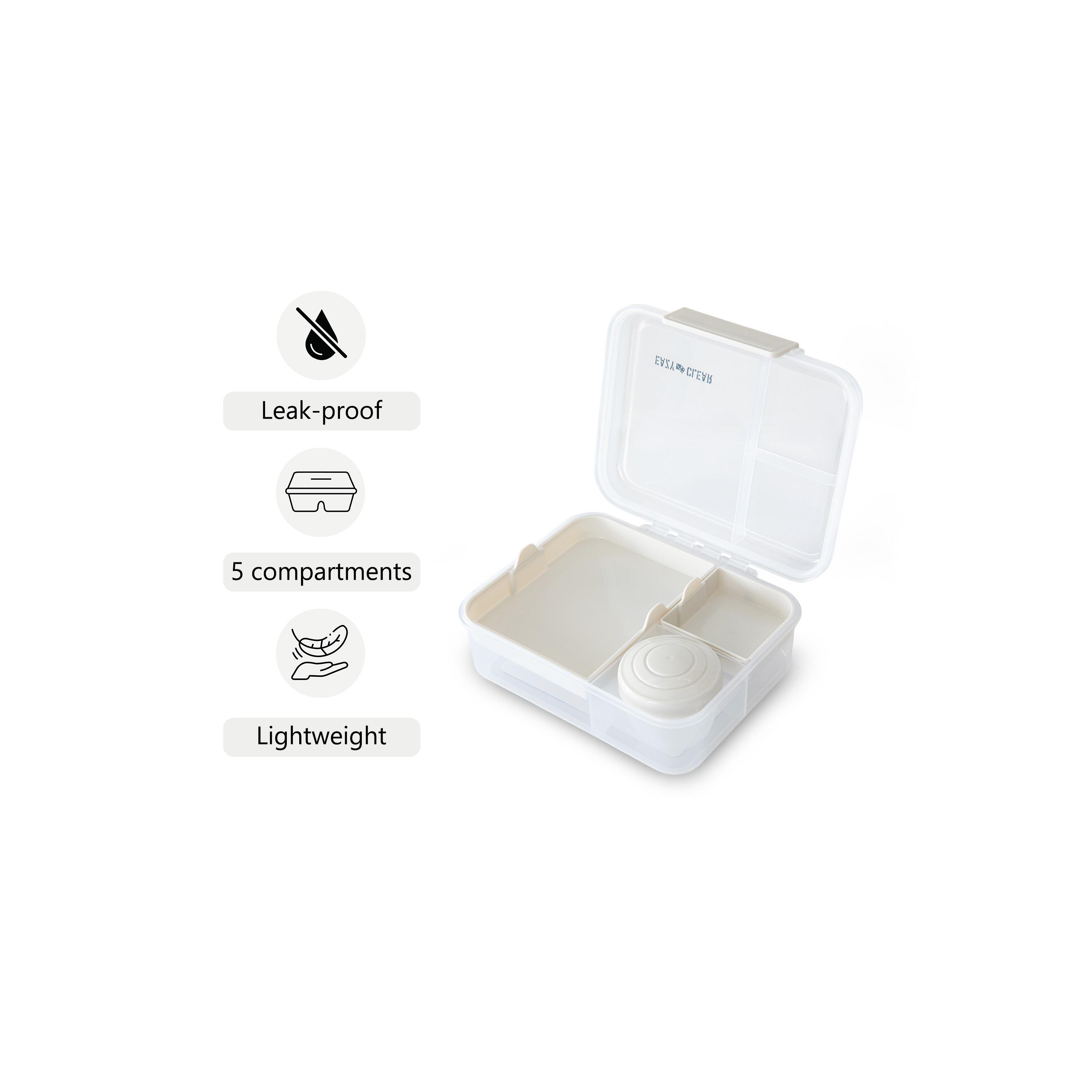 Eazy Kids 5 Compartment Convertible Bento Lunch Box with Gravy Bowl-school-lunchessentials-lunchboxes-image-7