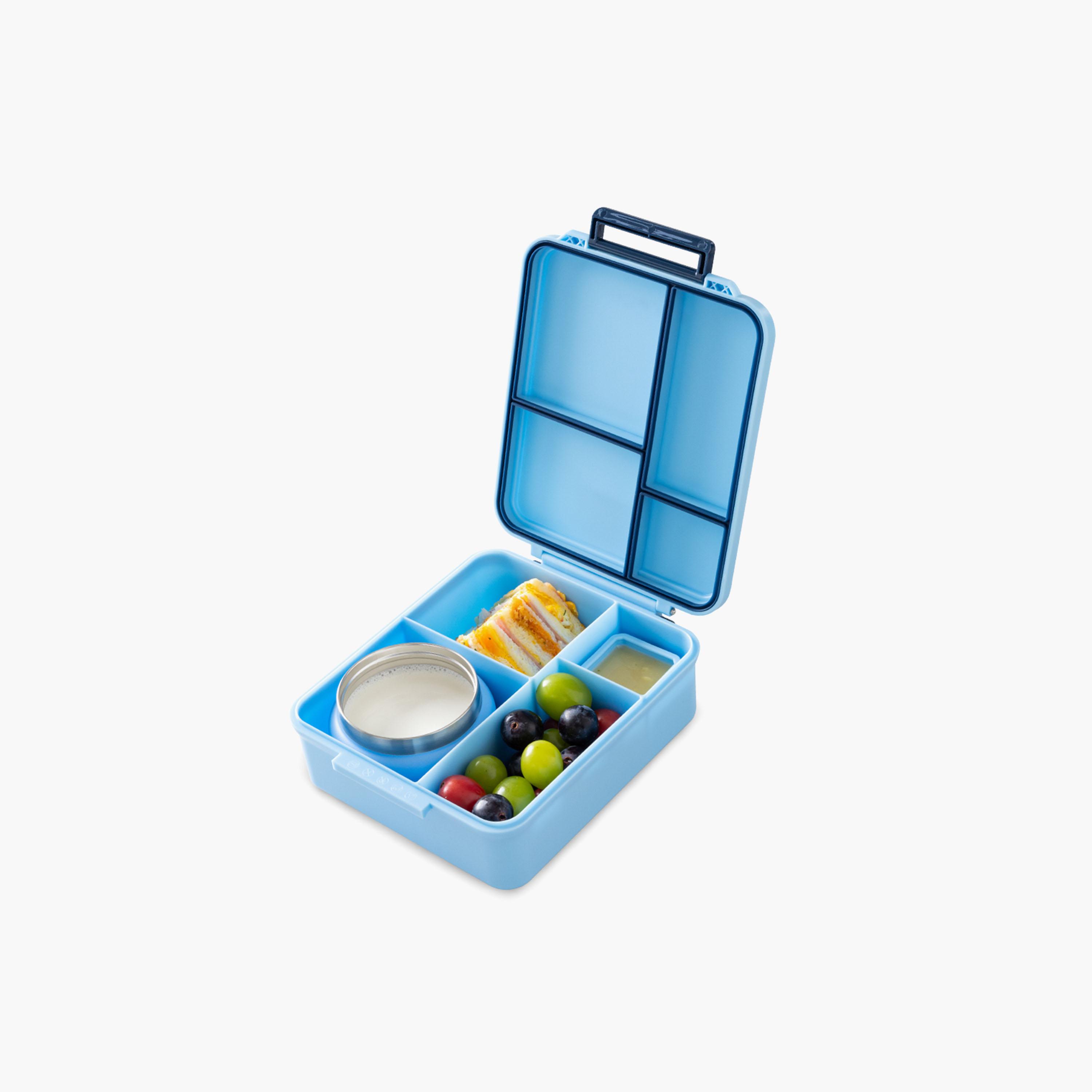 صندوق غداء بينتو جامبو مع ترمس ووعاء غموس من إيزي كيدز-school-lunchessentials-lunchboxes-image-2