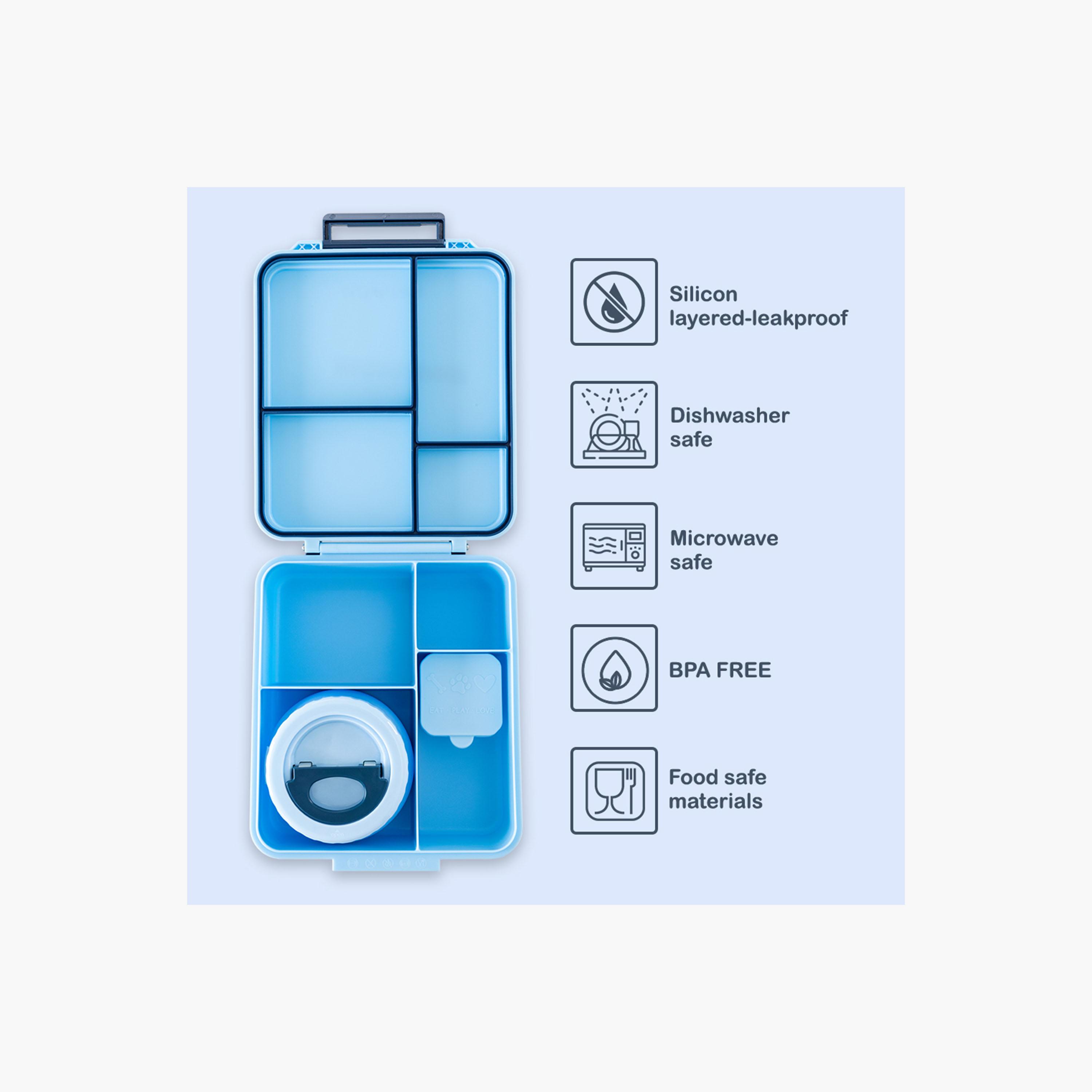 صندوق غداء بينتو جامبو مع ترمس ووعاء غموس من إيزي كيدز-school-lunchessentials-lunchboxes-image-3