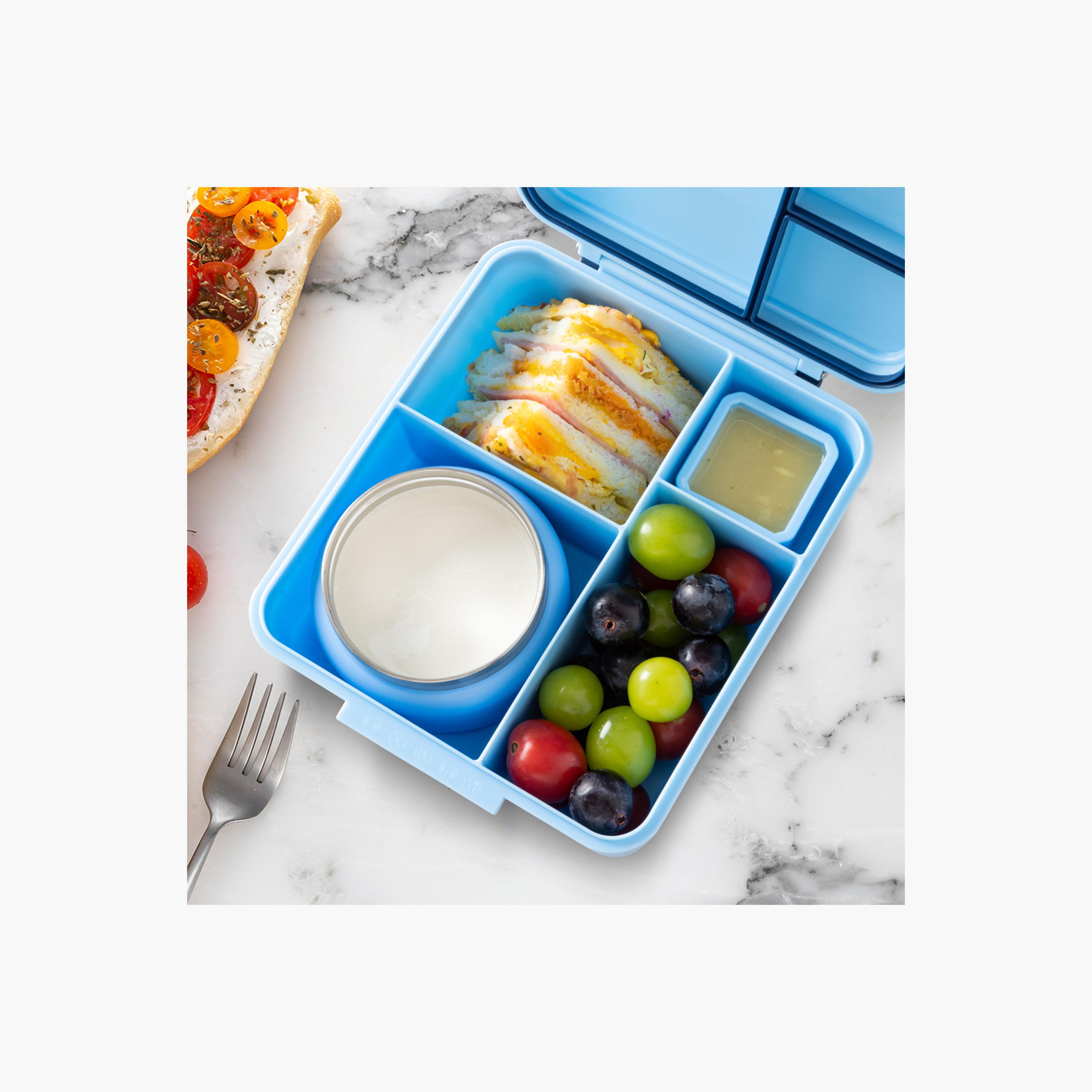 صندوق غداء بينتو جامبو مع ترمس ووعاء غموس من إيزي كيدز-school-lunchessentials-lunchboxes-image-7