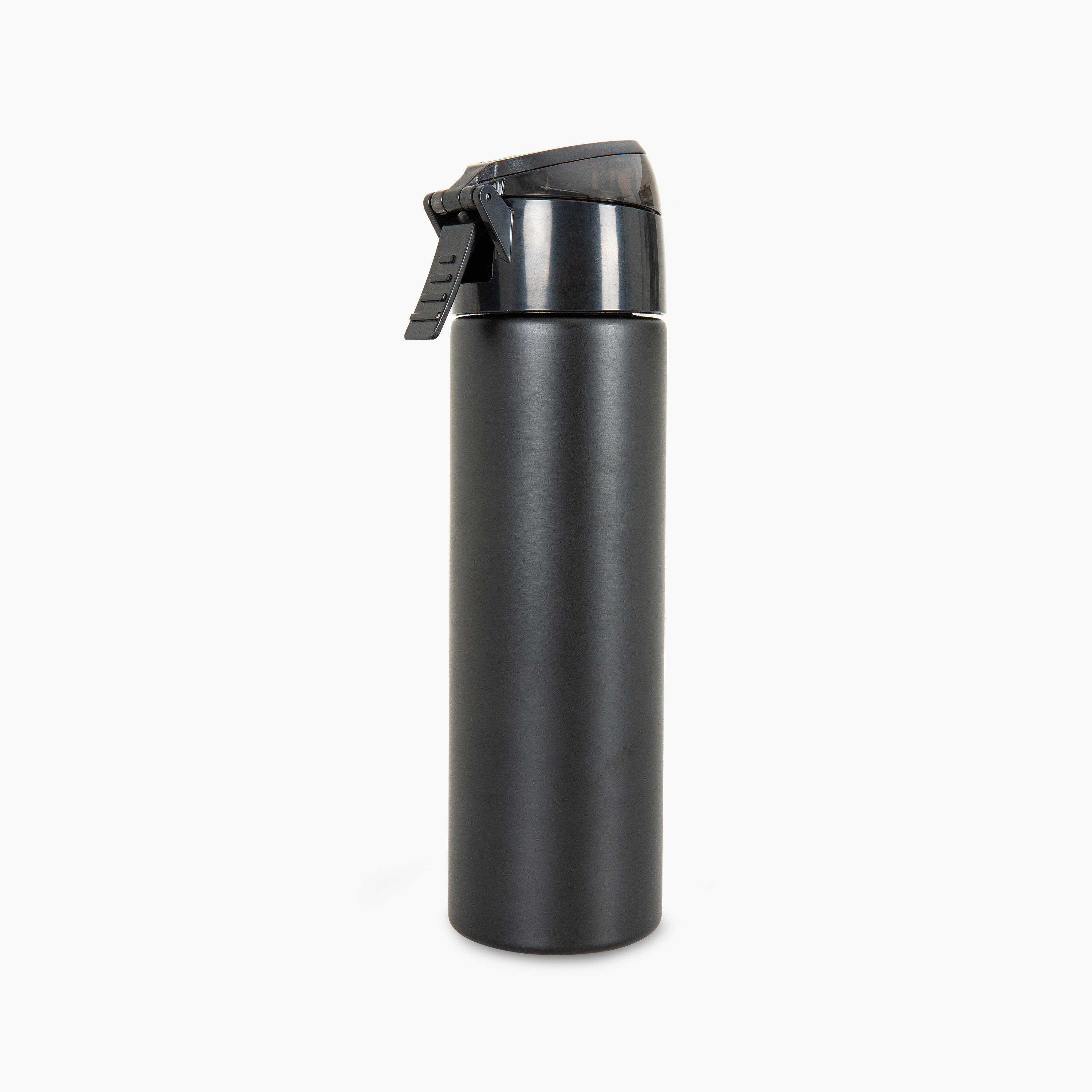 Eazy Kids Insulated Stainless Steel Water Bottle with Spray- 640 ml - Black-school-waterbottles-image-2