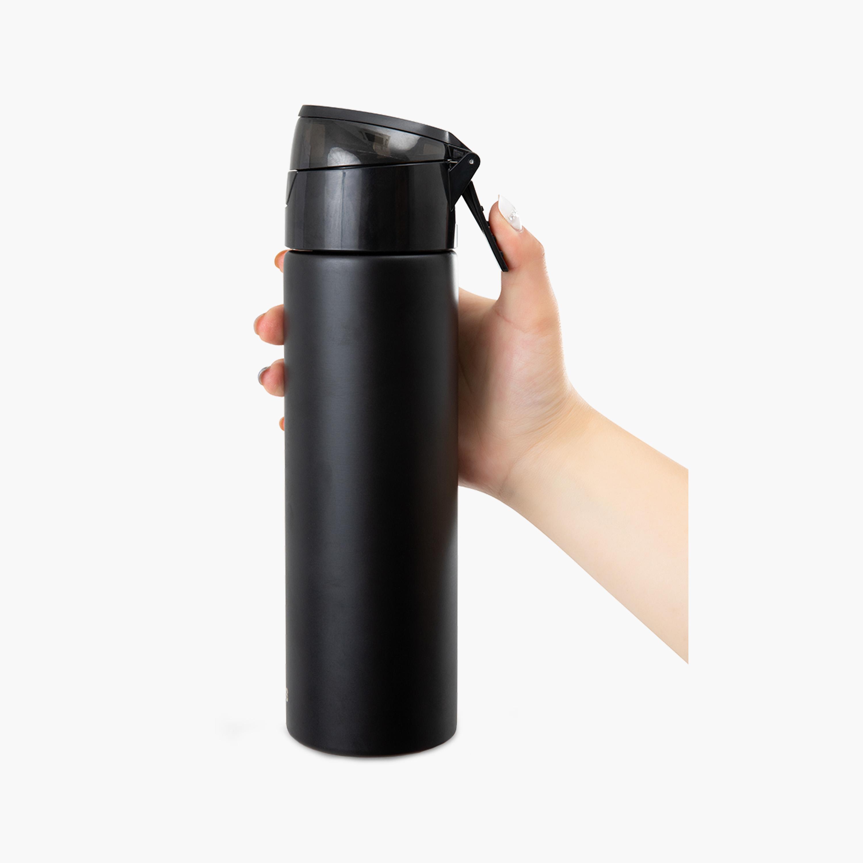 Eazy Kids Insulated Stainless Steel Water Bottle with Spray- 640 ml - Black-school-waterbottles-image-8