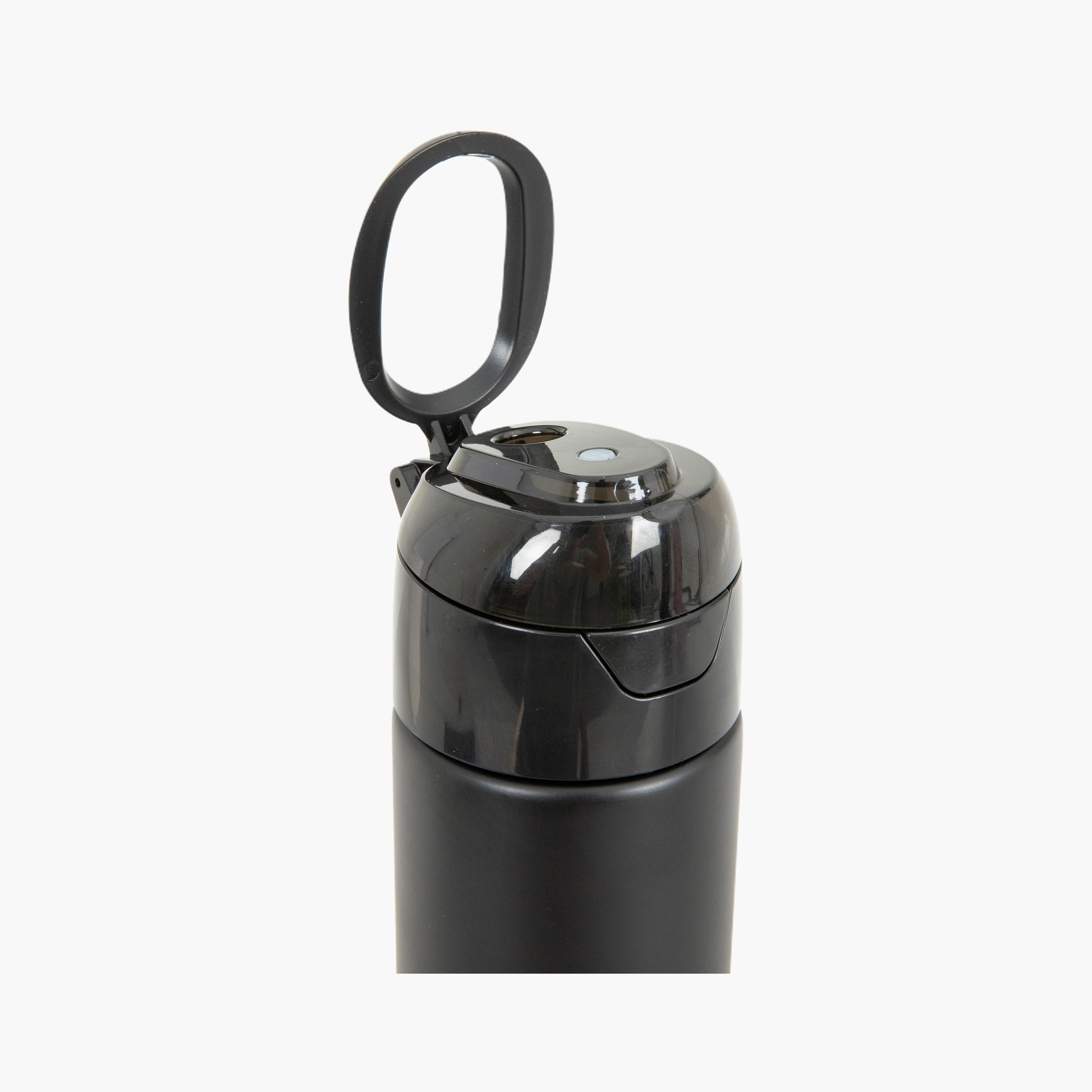 Eazy Kids Insulated Stainless Steel Water Bottle with Spray- 640 ml - Black-school-waterbottles-image-9