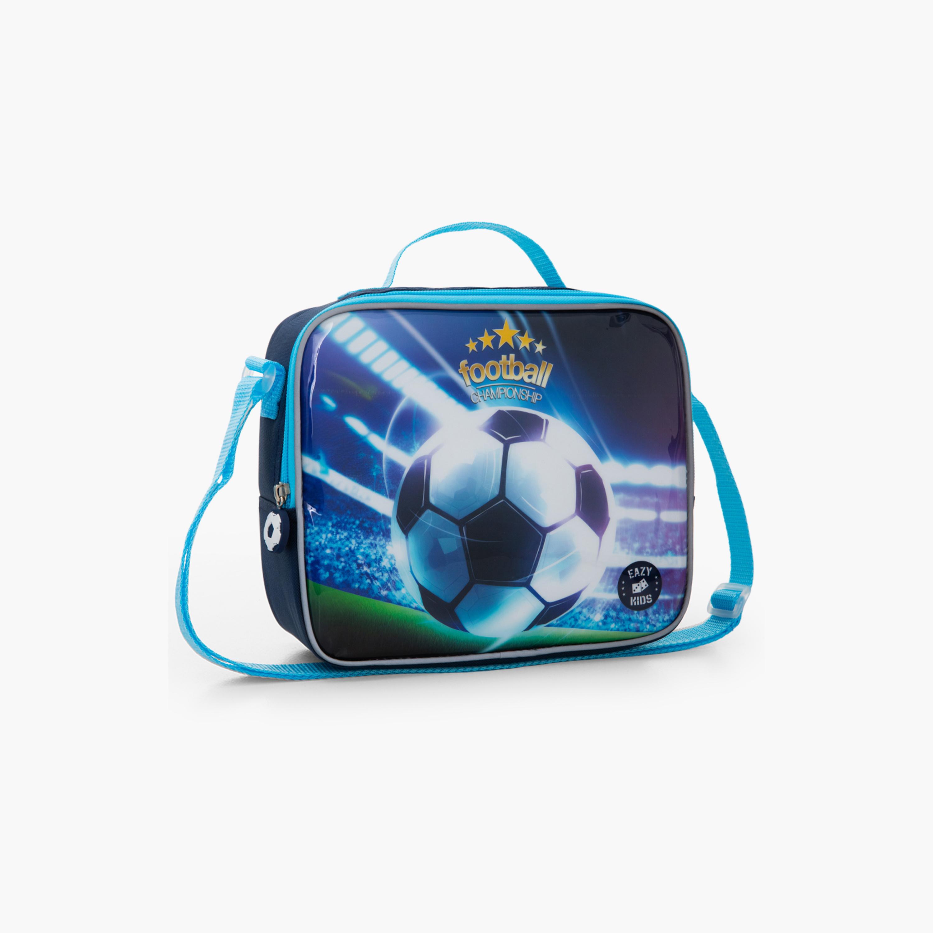 Eazy Kids 5-Piece School Combo Trolley Bag Set - Soccer Blue - 17 Inch-school-bagsandbackpacks-backpacks-image-5