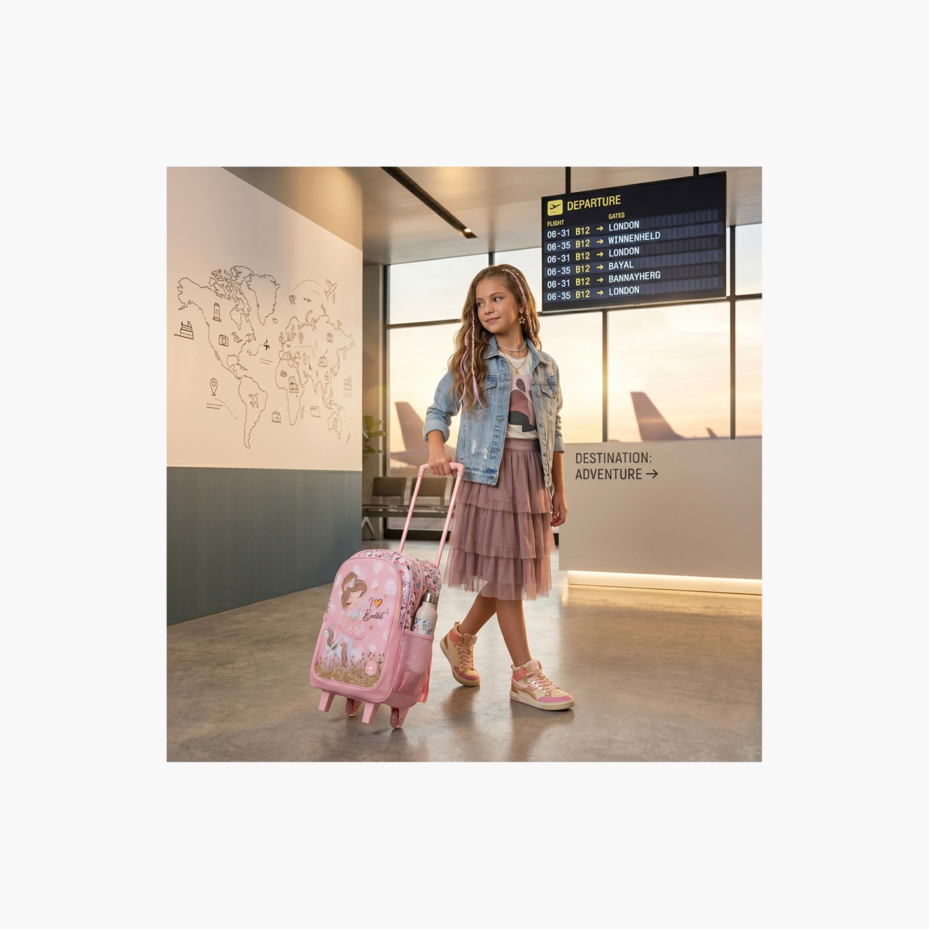 طقم حقيبة مدرسة ترولي كومبو مع ملحقات | 5 قطع "باليه بينك" | 17 بوصة من إيزي كيدز-school-bagsandbackpacks-backpacks-image-10