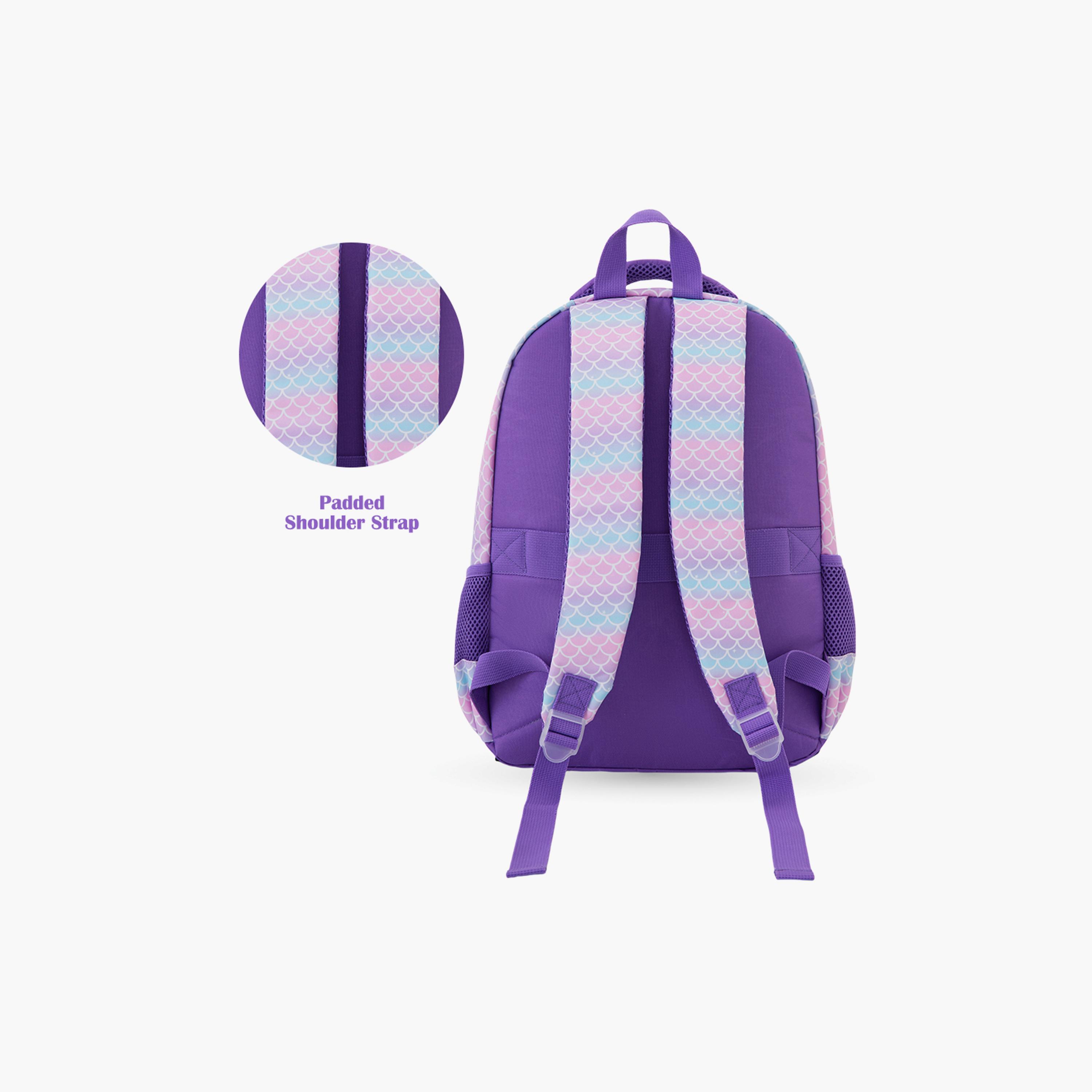 Eazy Kids 3-Piece Trolley Compatible School Bag Set with Laptop Compartment - Purple - 16-Inch-school-bagsandbackpacks-backpacks-image-12