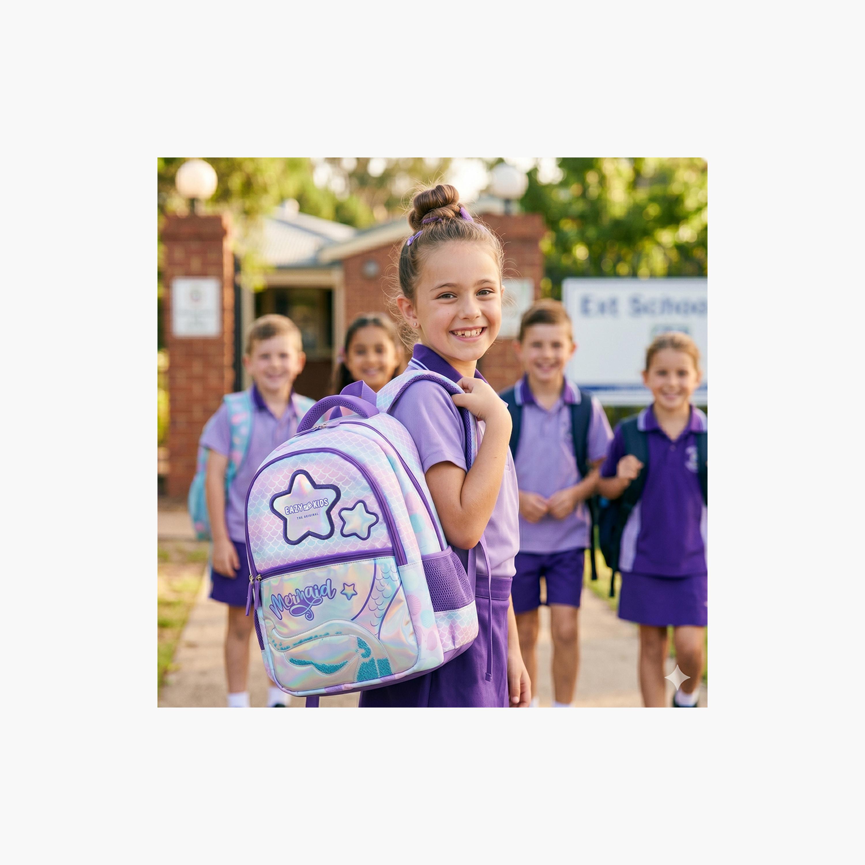 Eazy Kids 3-Piece Trolley Compatible School Bag Set with Laptop Compartment - Purple - 16-Inch-school-bagsandbackpacks-backpacks-image-7