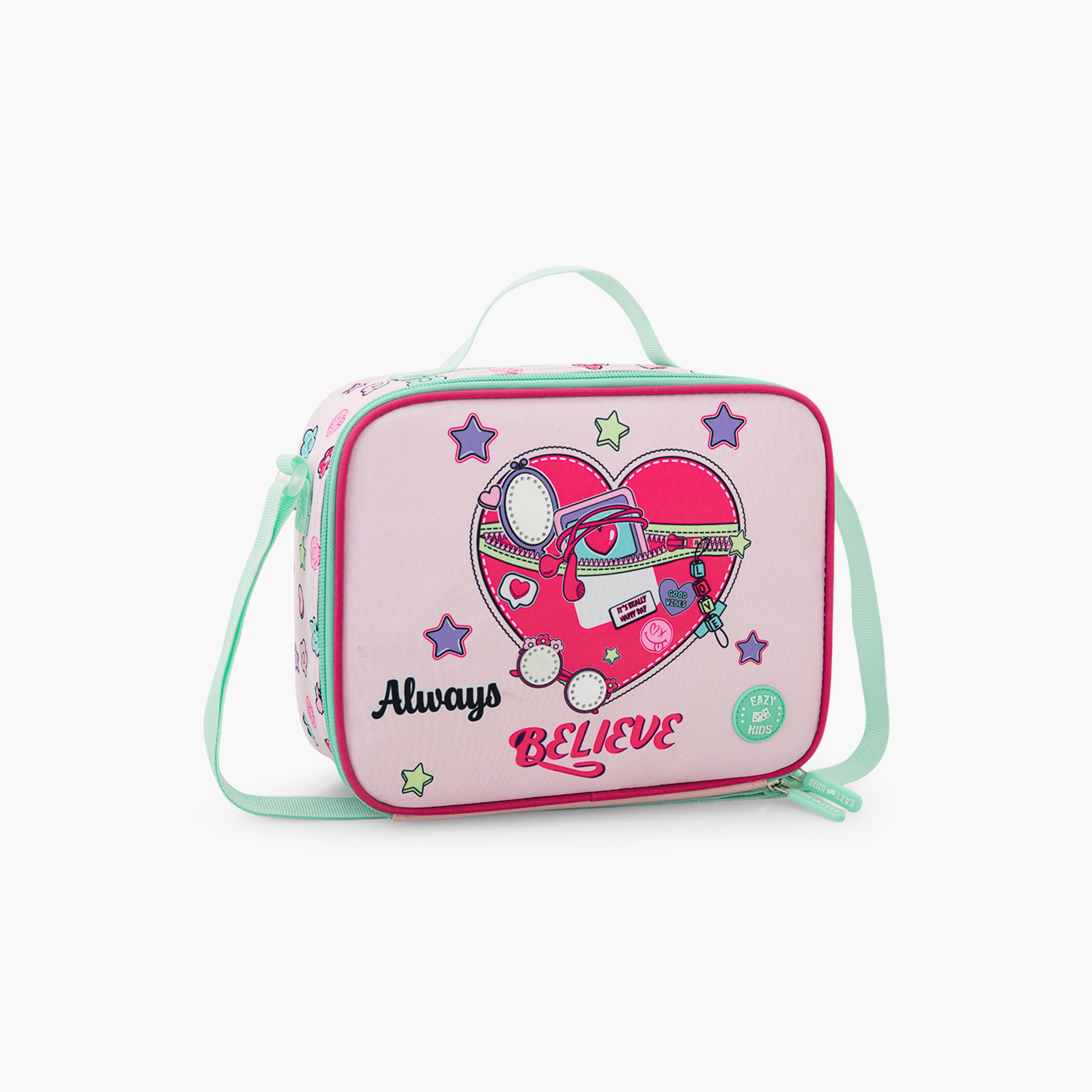 Eazy Kids 3-Piece School Bag Set with Laptop Compartment - Always Believe - Pink - 17 Inch-school-bagsandbackpacks-backpacks-image-2