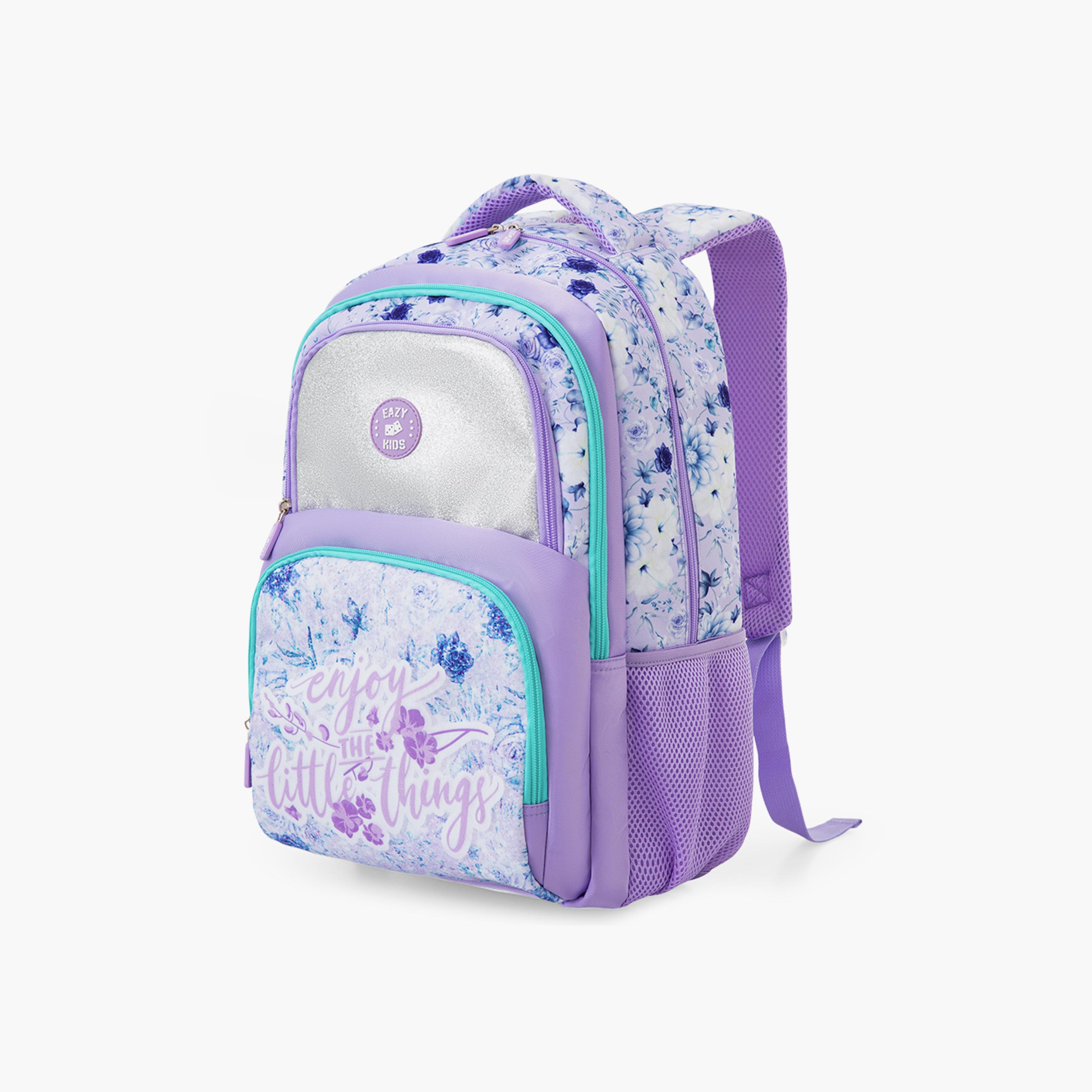 Eazy Kids 3-Piece School Bag Set with Laptop Compartment - Purple - 18 Inch-school-bagsandbackpacks-backpacks-image-12