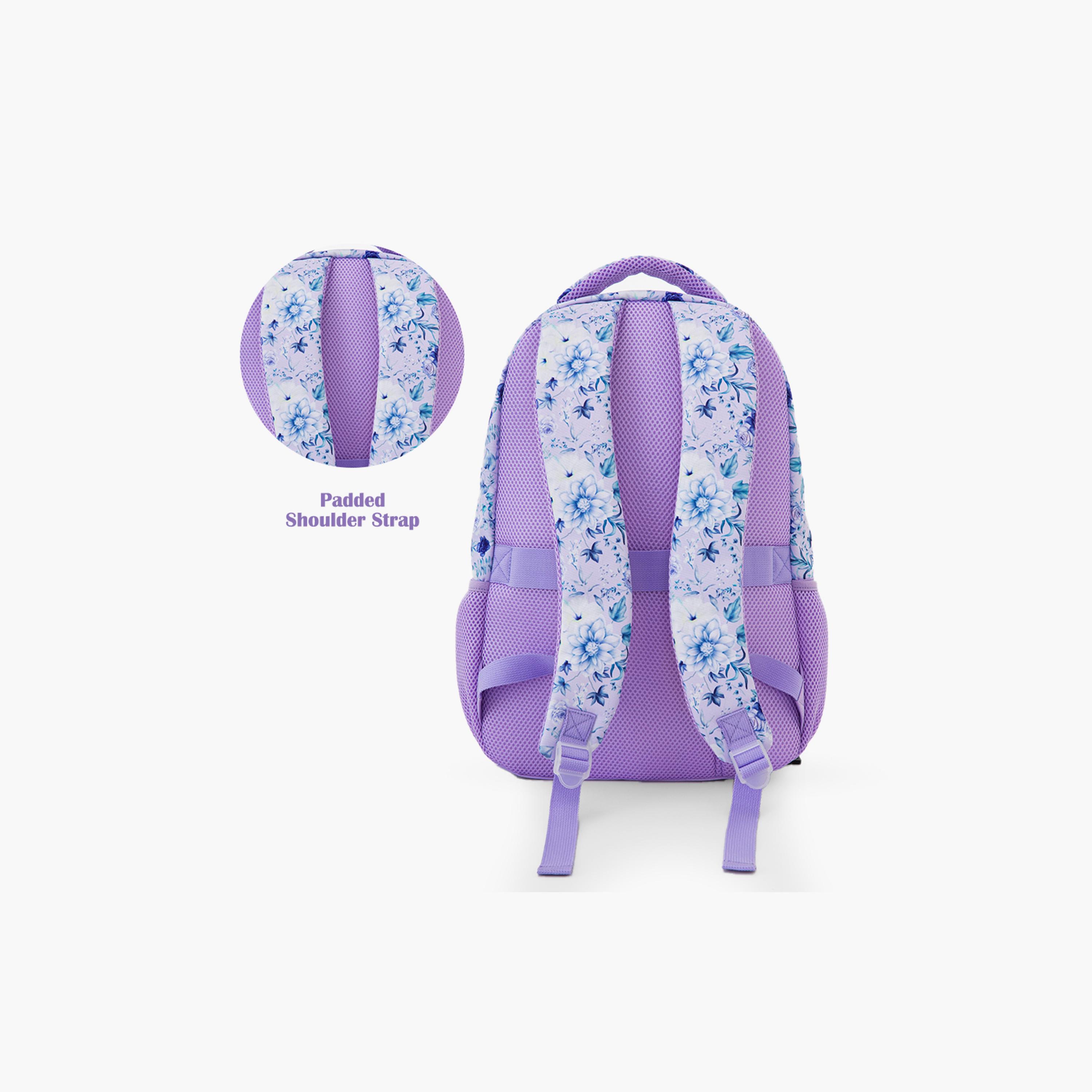 Eazy Kids 3-Piece School Bag Set with Laptop Compartment - Purple - 18 Inch-school-bagsandbackpacks-backpacks-image-13