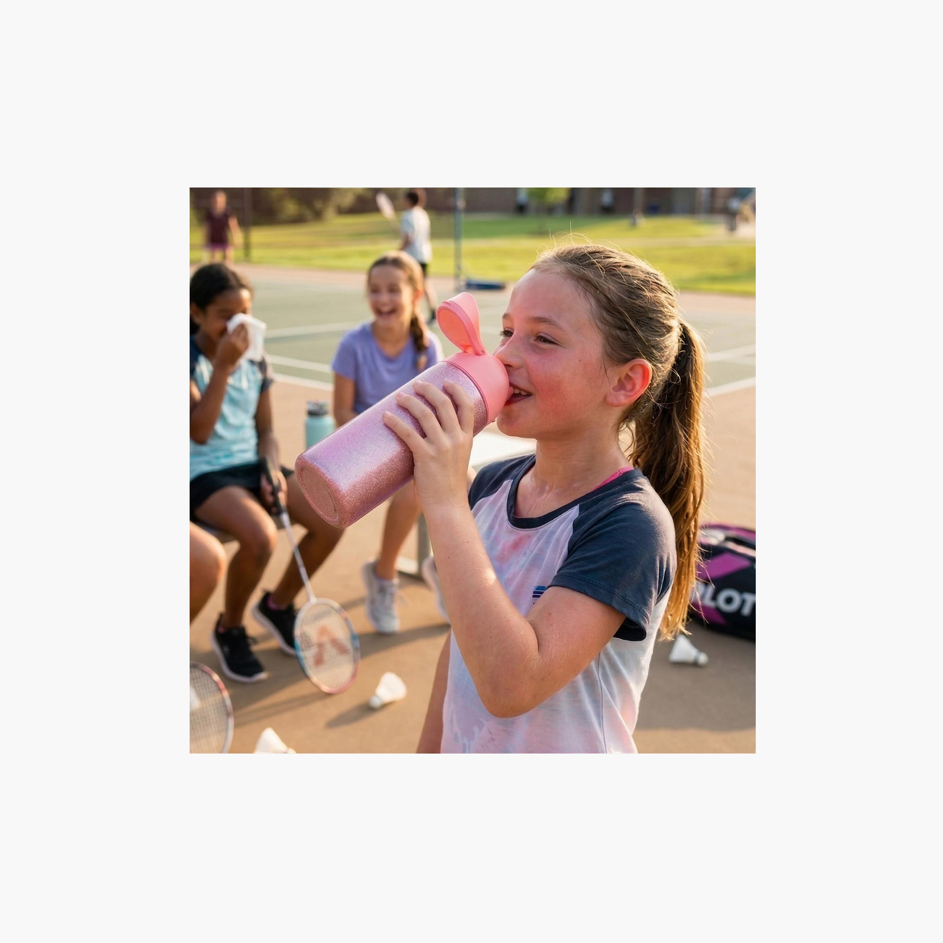 عبوة ماء ستانلس ستيل معزولة بجدار مزدوج وتصميم براق | 720 مل من إيزي كيدز-school-waterbottles-image-9