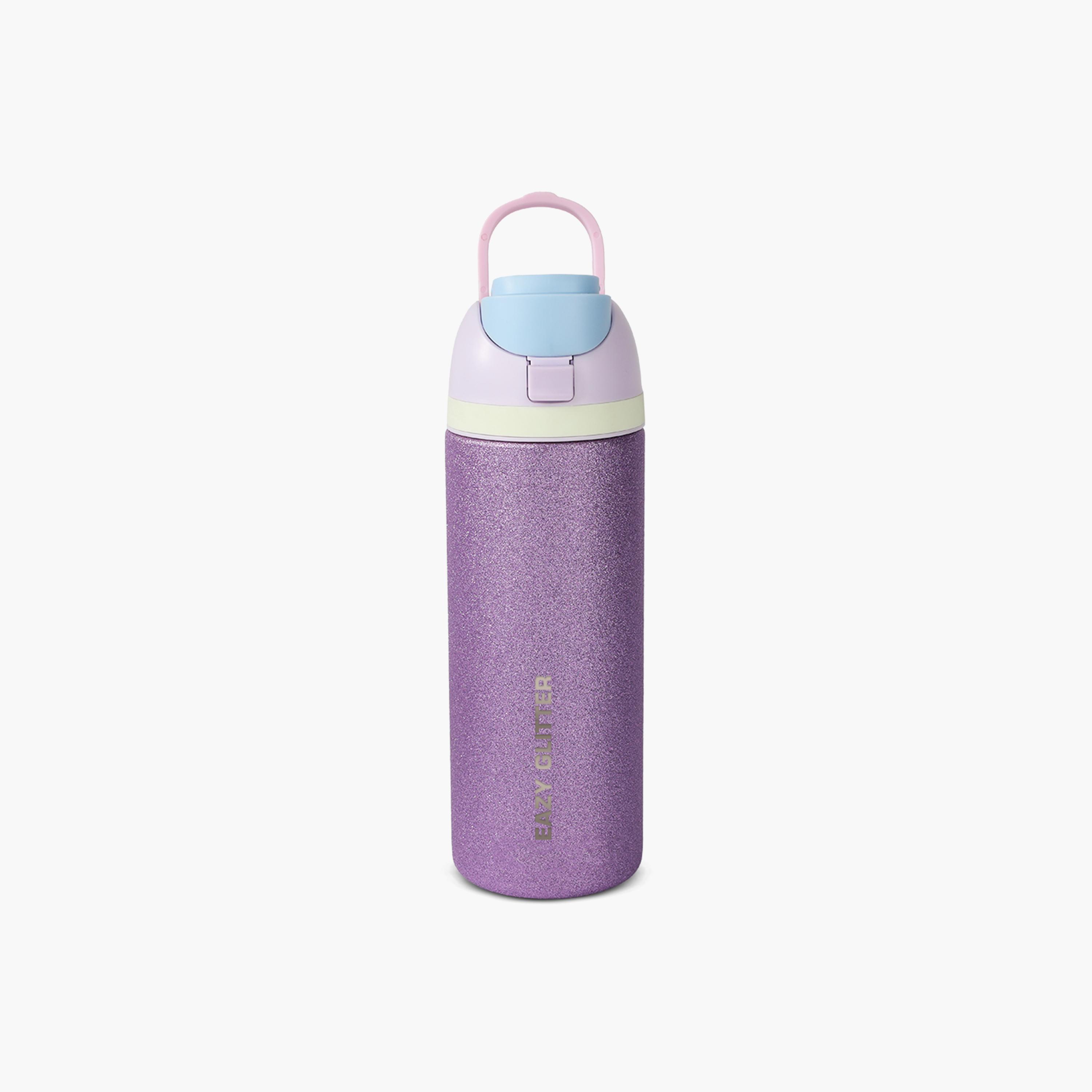 عبوة ماء ستانلس ستيل معزولة بجدار مزدوج وتصميم براق | 720 مل من إيزي كيدز-school-waterbottles-image-1