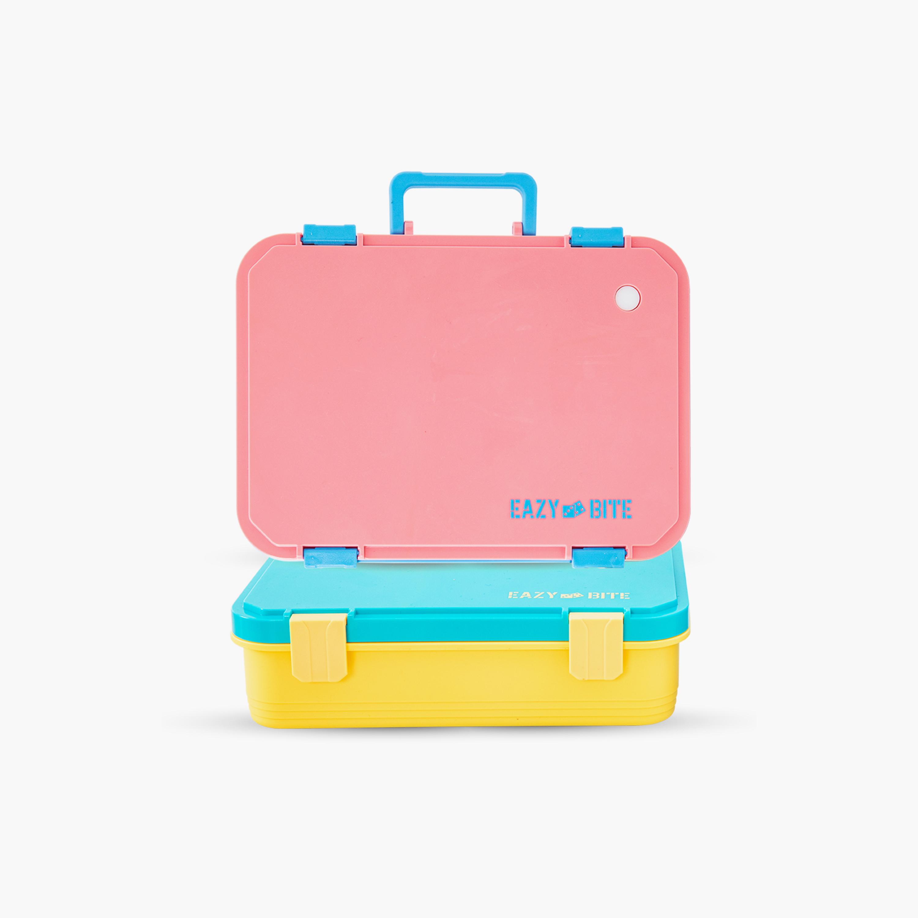 صندوق غداء ستانلس ستيل مع حاوية طعام بغطاء من إيزي كيدز-school-lunchessentials-lunchboxes-image-9