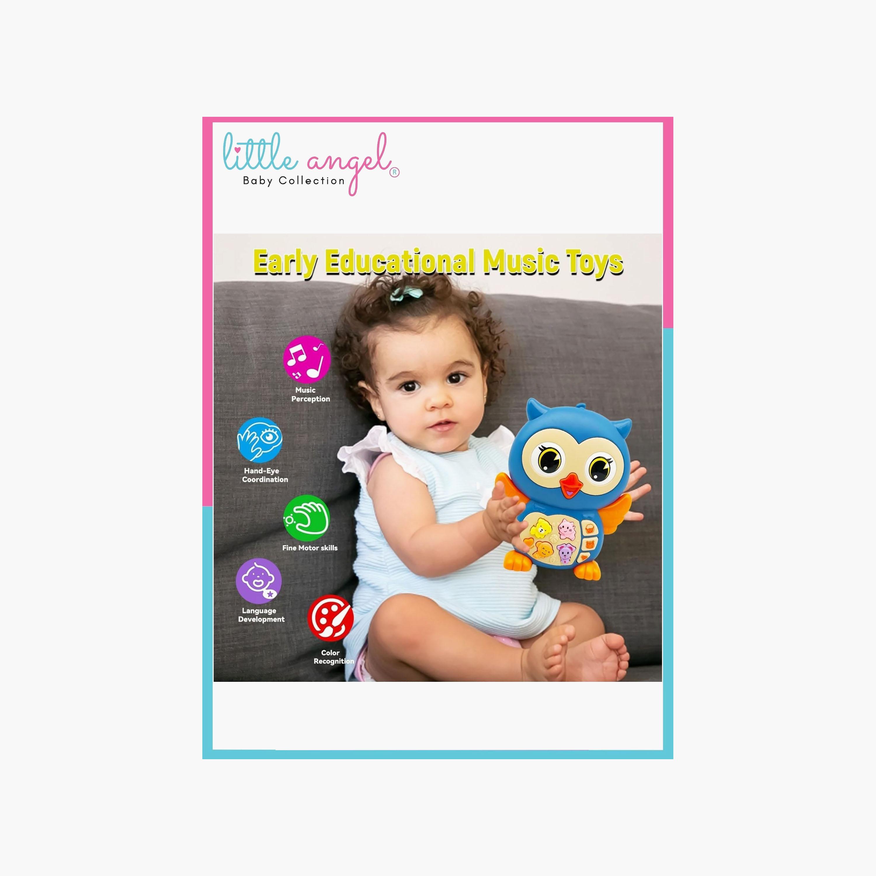 لعبة بومة موسيقية مع إضاءة وصوت من ليتل أنجل-toys-babyandtoddlertoys-lightsandmusicaltoys-image-4