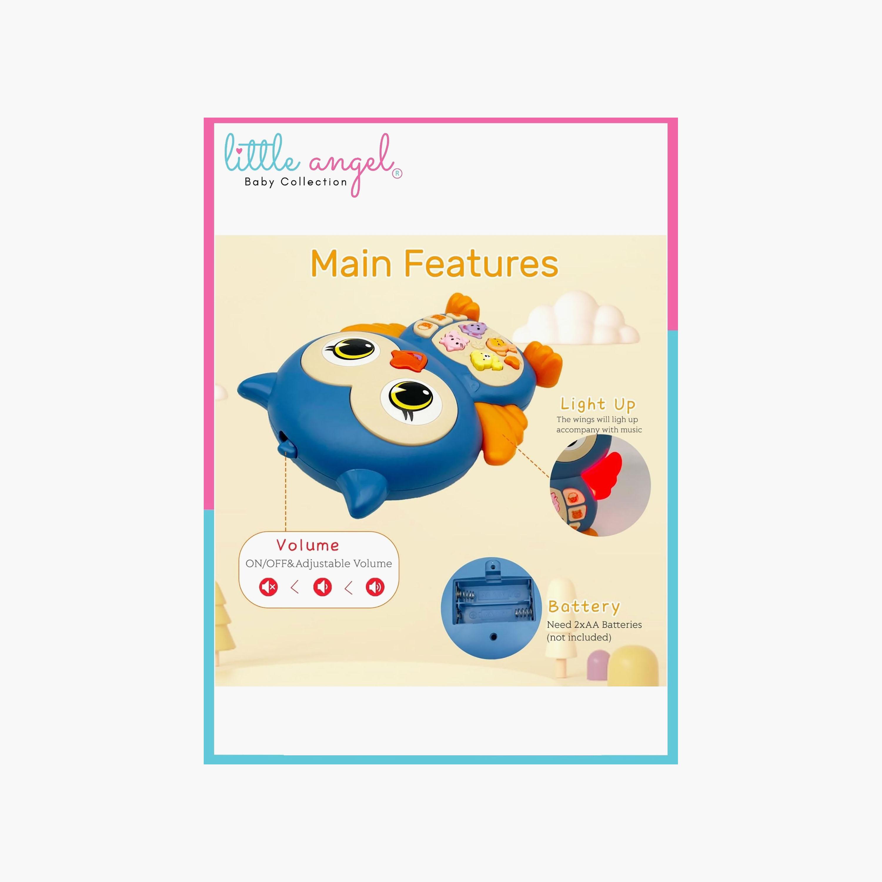 لعبة بومة موسيقية مع إضاءة وصوت من ليتل أنجل-toys-babyandtoddlertoys-lightsandmusicaltoys-image-6
