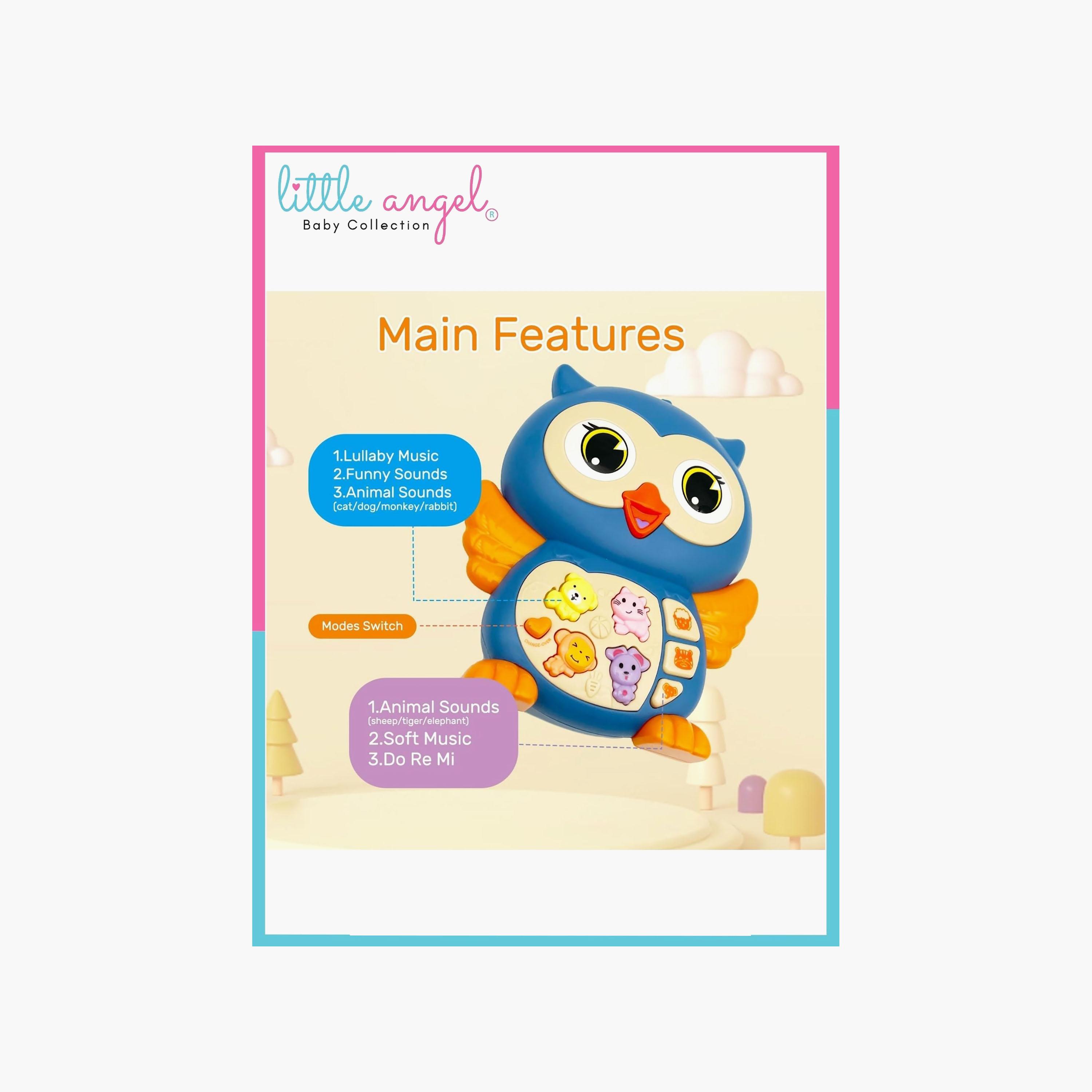 لعبة بومة موسيقية مع إضاءة وصوت من ليتل أنجل-toys-babyandtoddlertoys-lightsandmusicaltoys-image-7