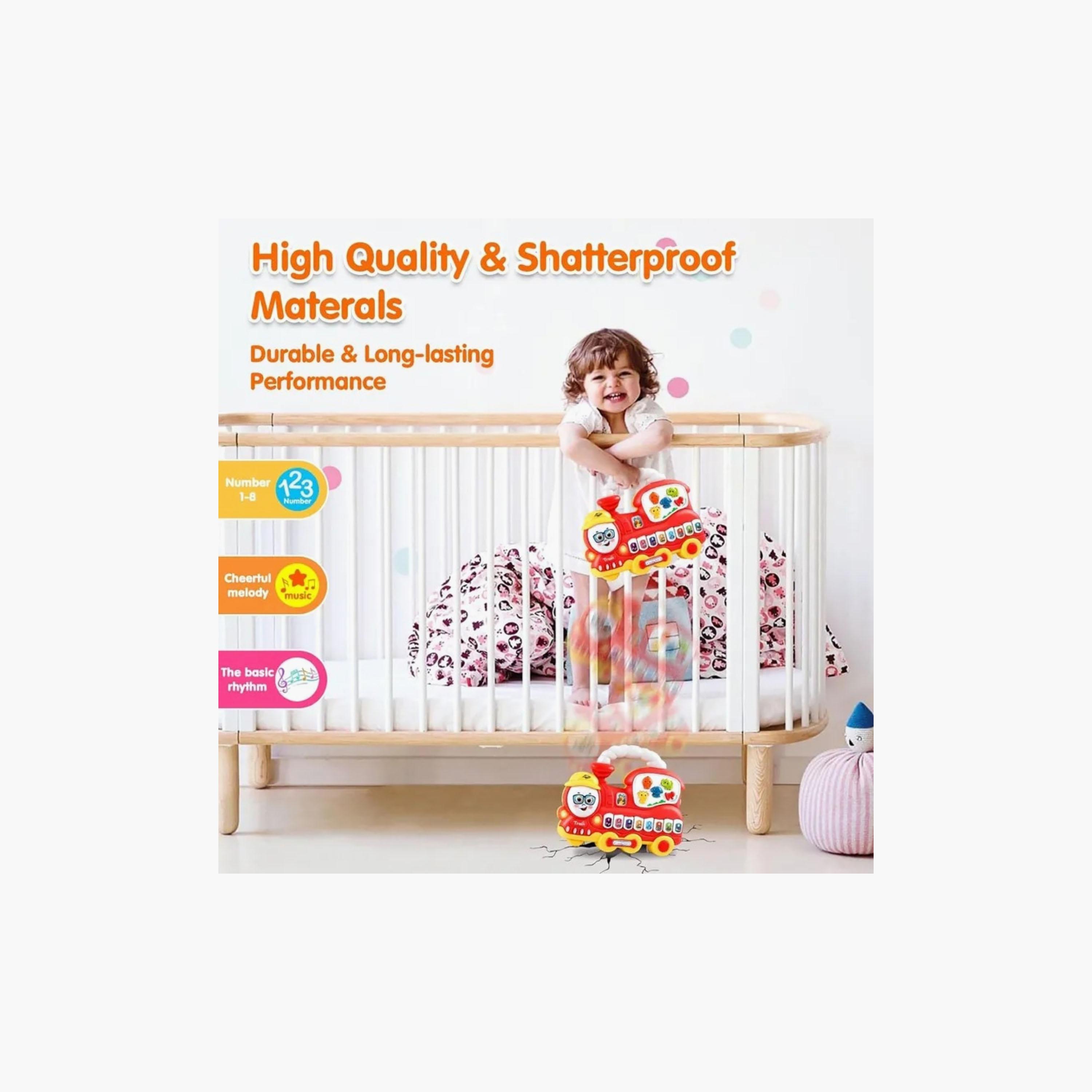 لعبة قطار موسيقي مع إضاءة وتعليم من ليتل أنجل-toys-babyandtoddlertoys-lightsandmusicaltoys-image-3
